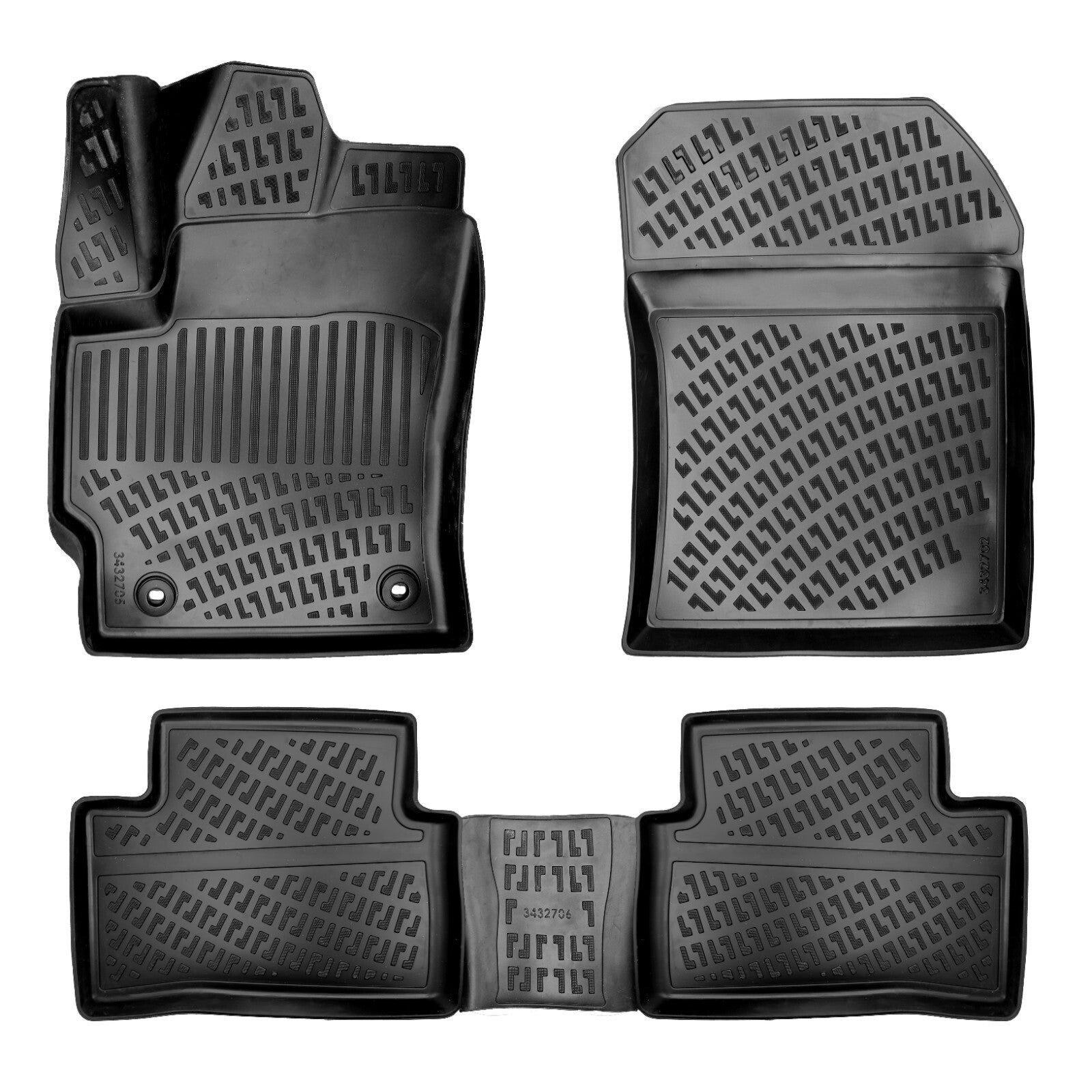 Car Floor Mats Liners For Toyota Corolla Cross 2022-2025 Heavy Duty 3D Auto Rugs