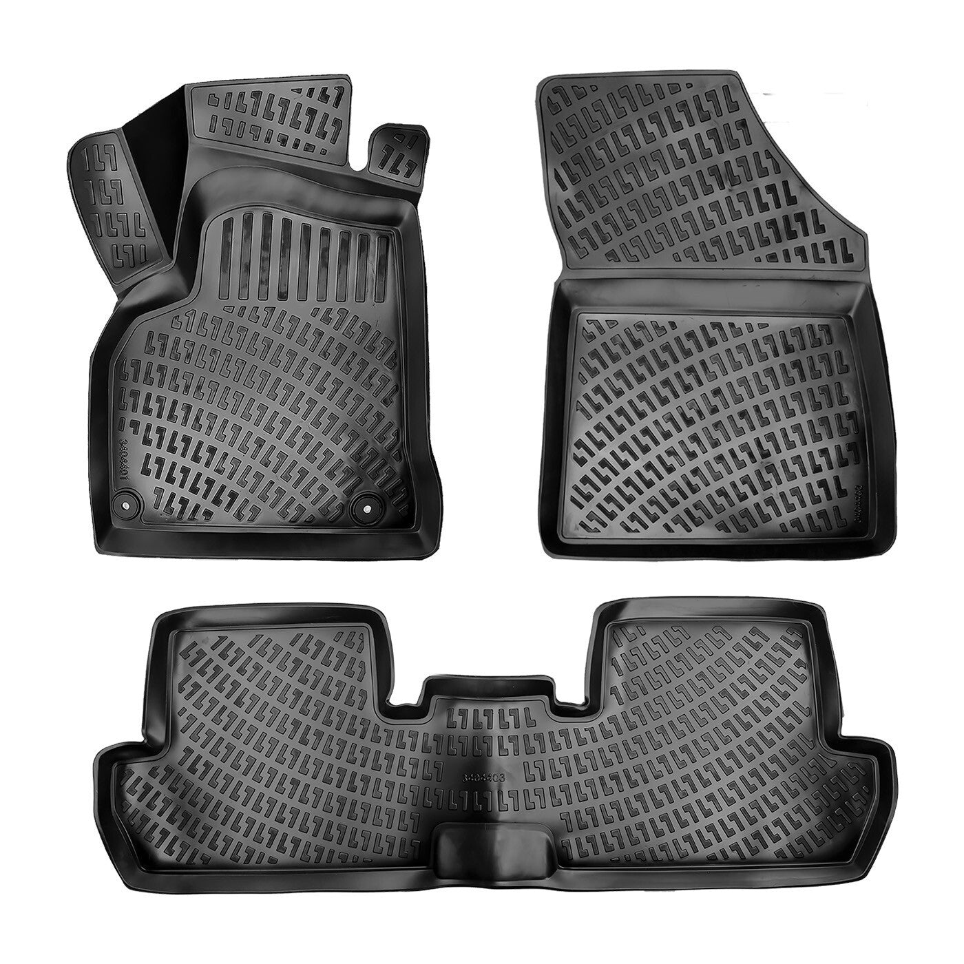 Floor Mats Liners For Peugeot 3008 2008-2016 All Weather Heavy Duty 3D Car Rugs