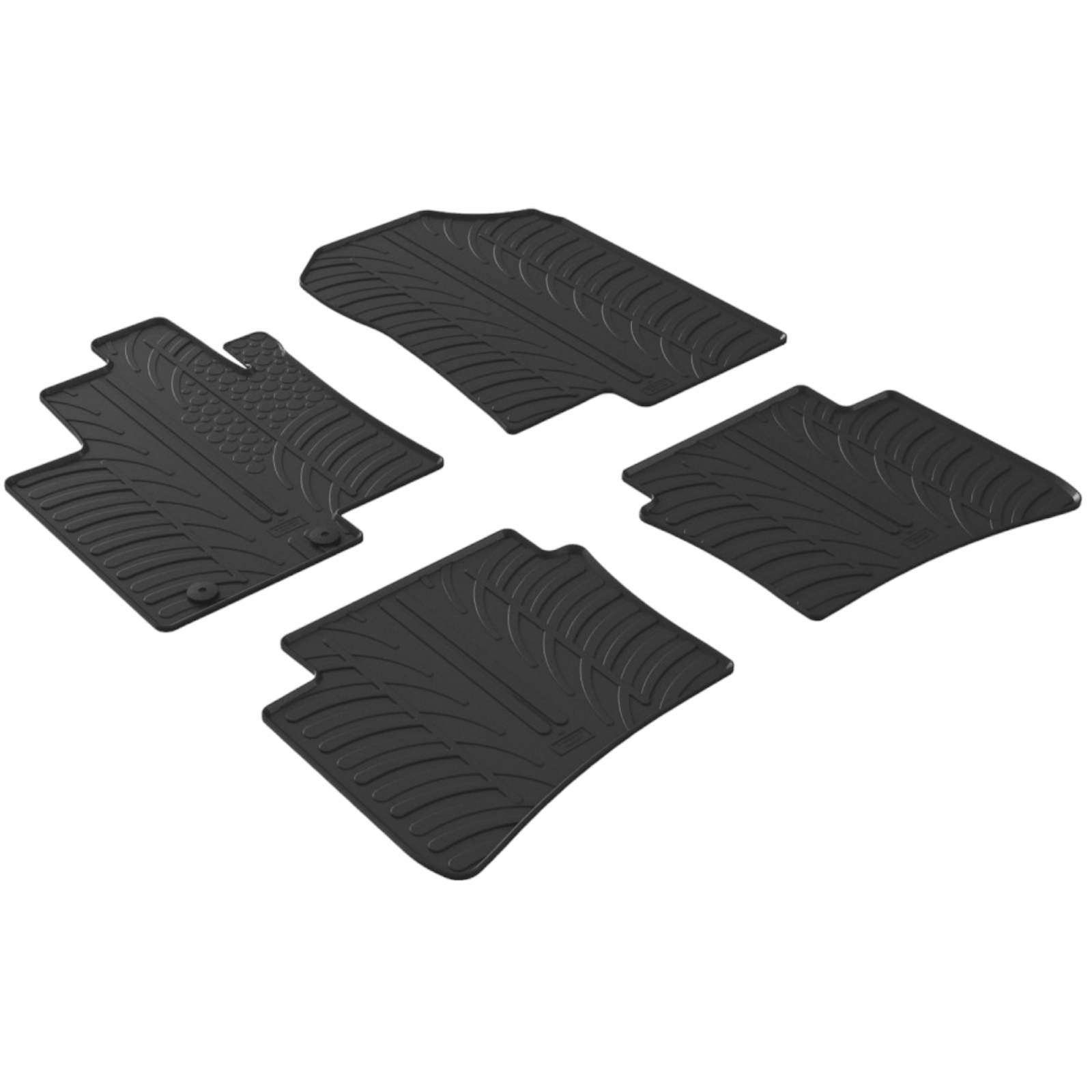 For Hyundai Bayon 2016-2024 Car Floor Mats Rubber All Weather Heavy Duty Liners