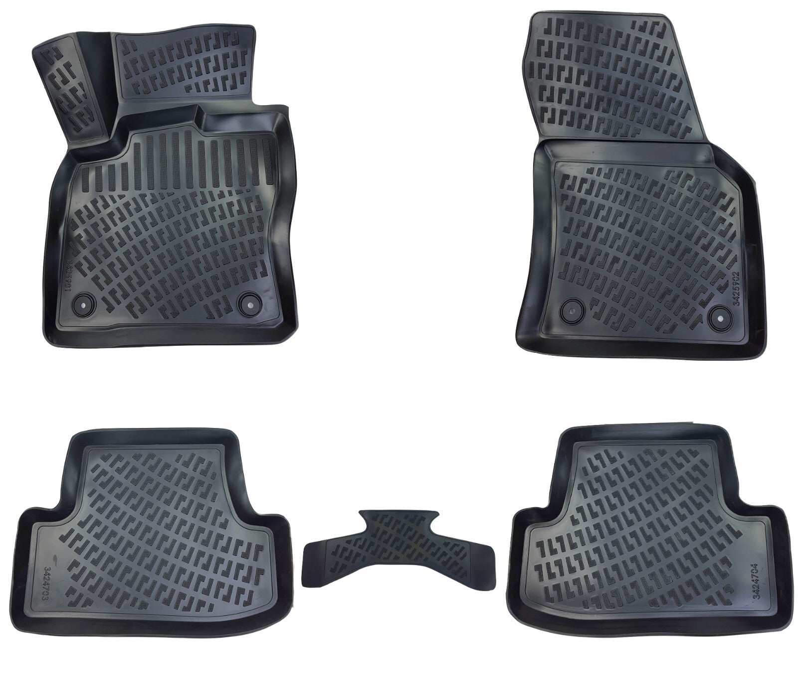 Floor Mats Liners For VW Volkswagen T-Roc 2017-2020 All Weather Heavy Duty Rugs