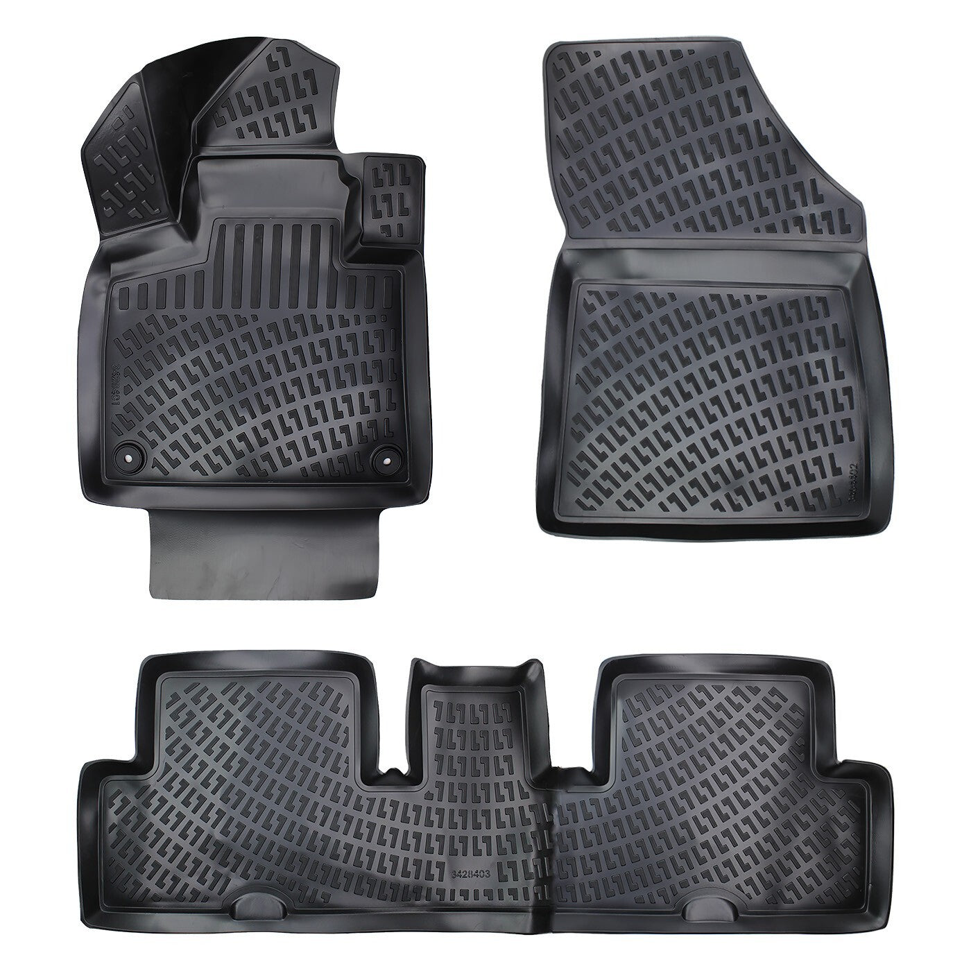 Floor Mats Liners For Citroen C4 Grand Picassо 2013-2022 All Weather Heavy Duty