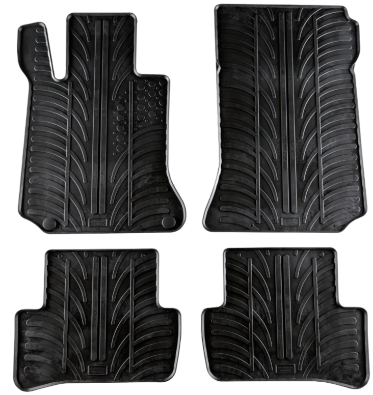 For Mercedes E-Class Coupe 2009-2017 Floor Mats Rubber All Weather Heavy Duty