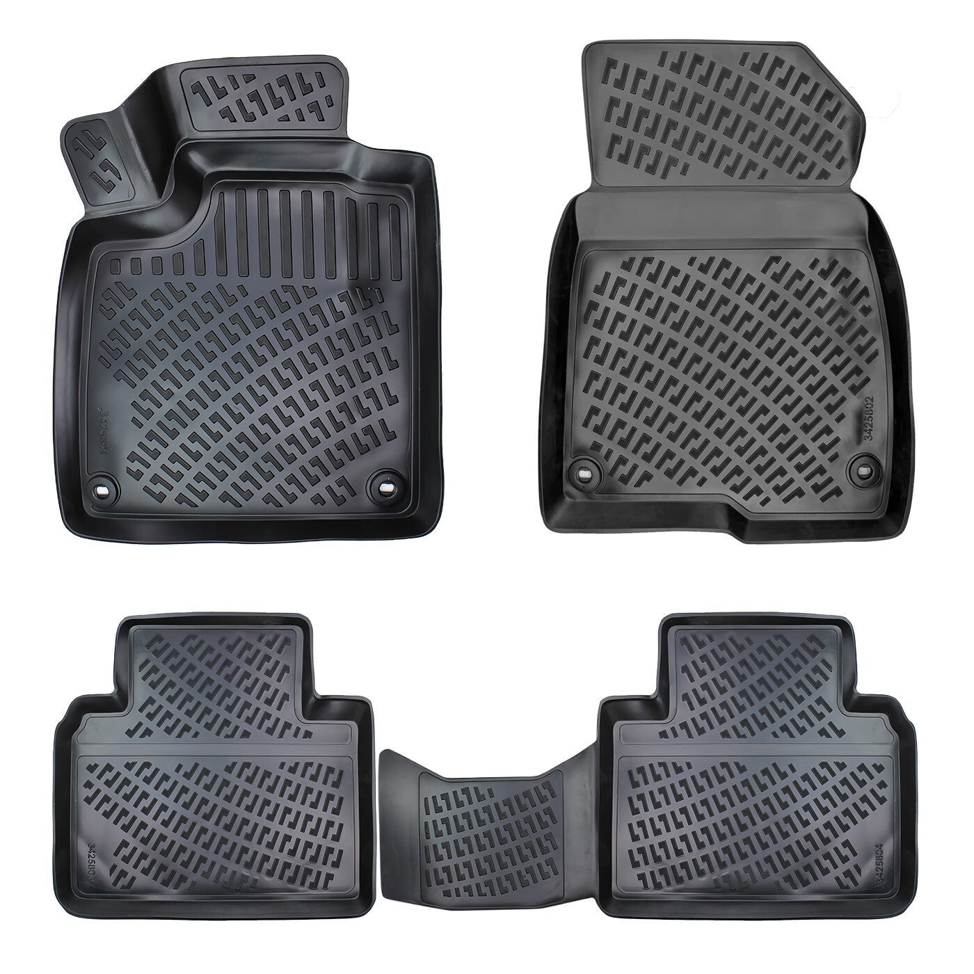 Floor Mats Liners For Honda Accord 2017-2022 All Weather Heavy Duty 3D Car Rugs