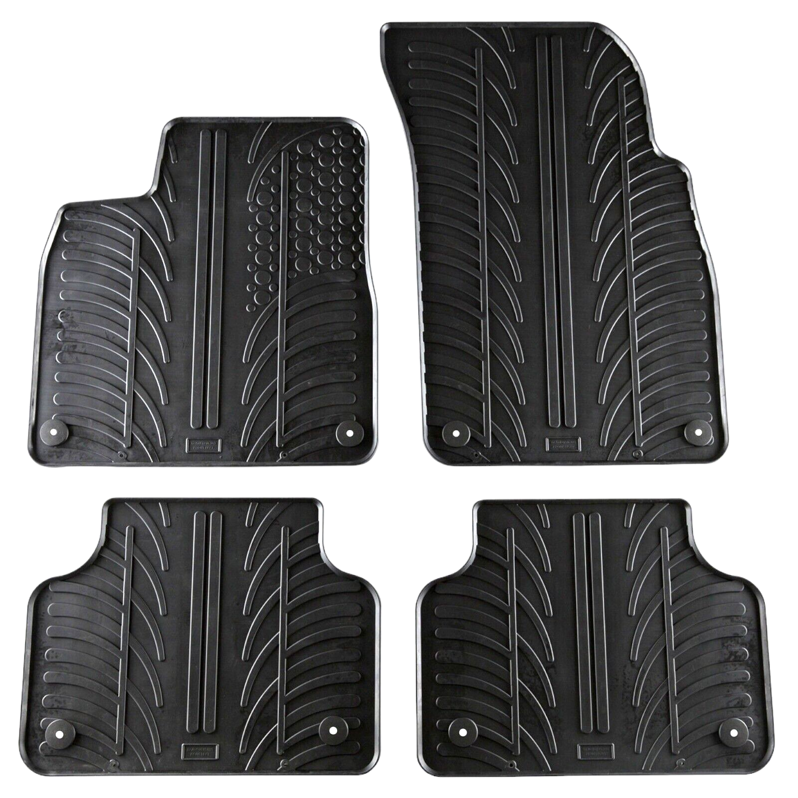 Rubber Car Floor Mats For Audi Q7 SQ7 All Weather Heavy Duty Rugs Auto Liners