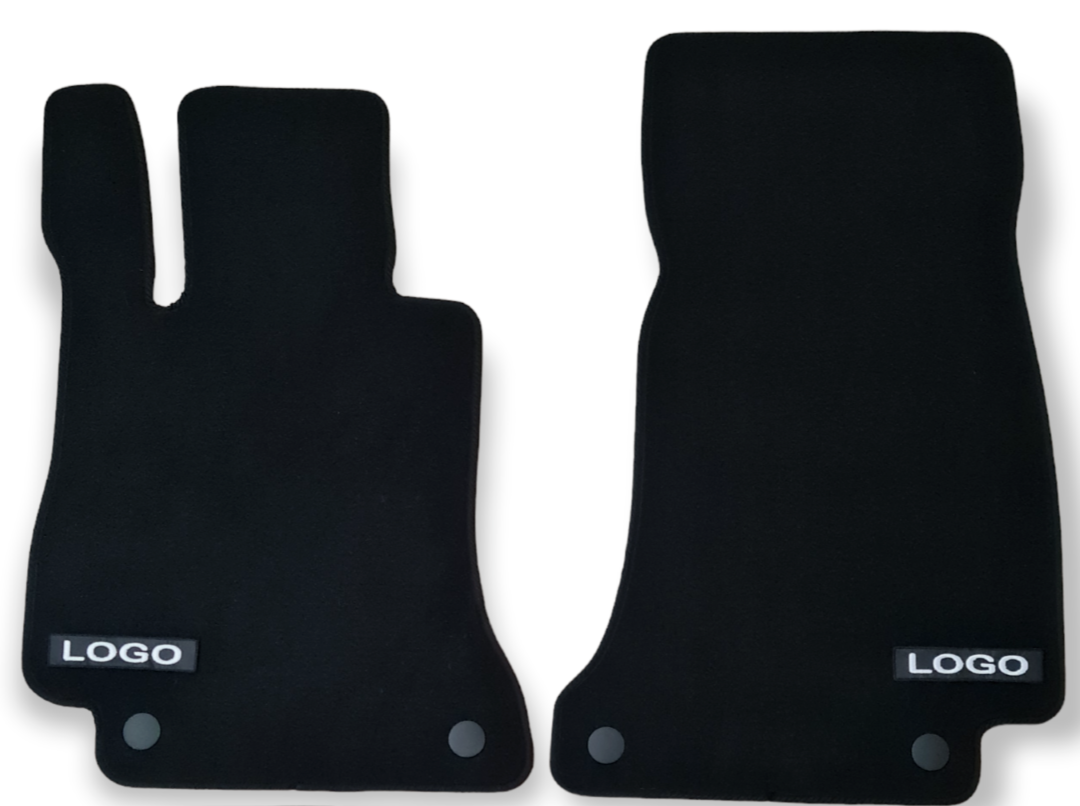 Car Floor Mats Velour For Mercedes E-Class AMG W213 Liners Waterproof 2pcs Front