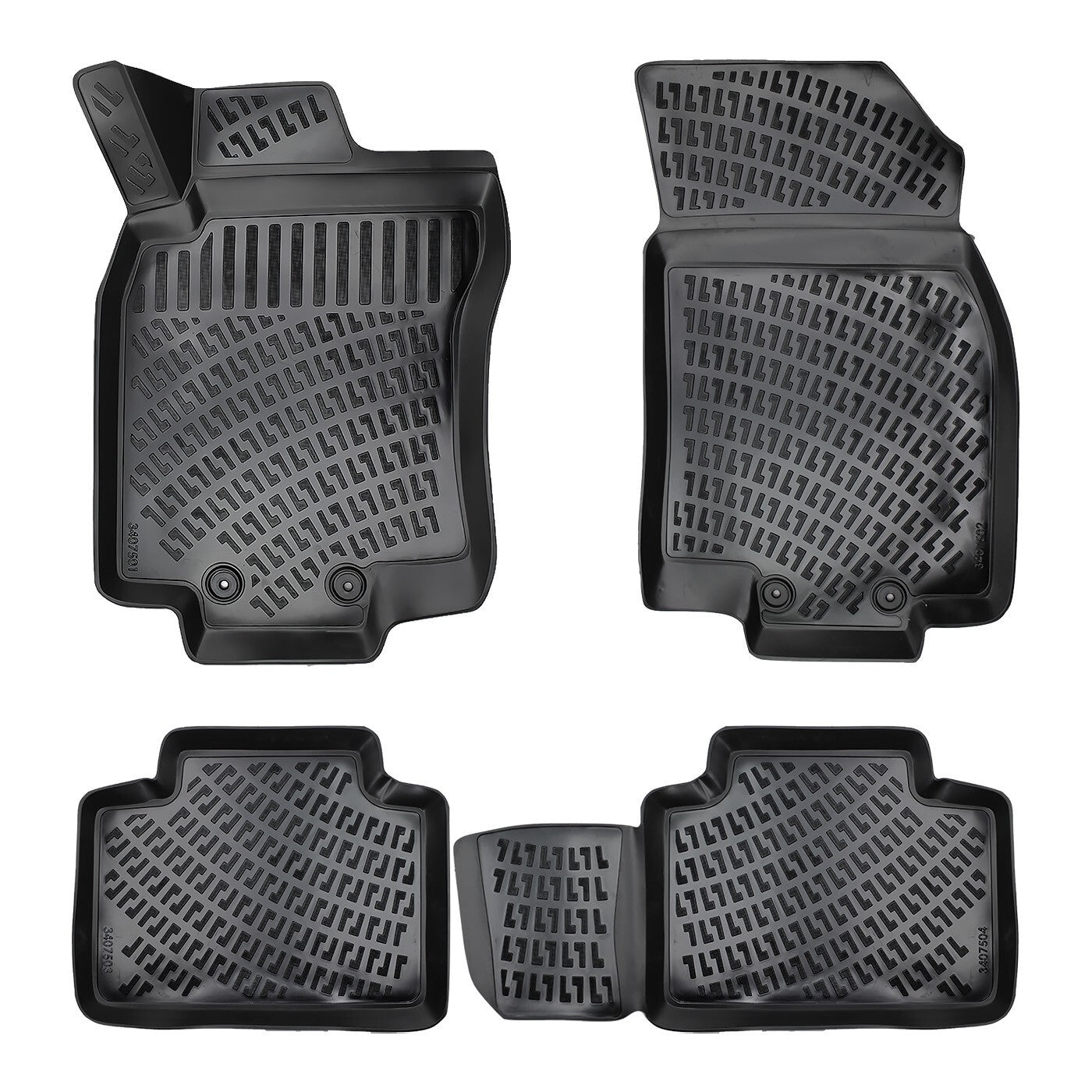 Floor Mats Liners For Nissan X-Trail 2013-2020 All Weather Heavy Duty Car Rugs