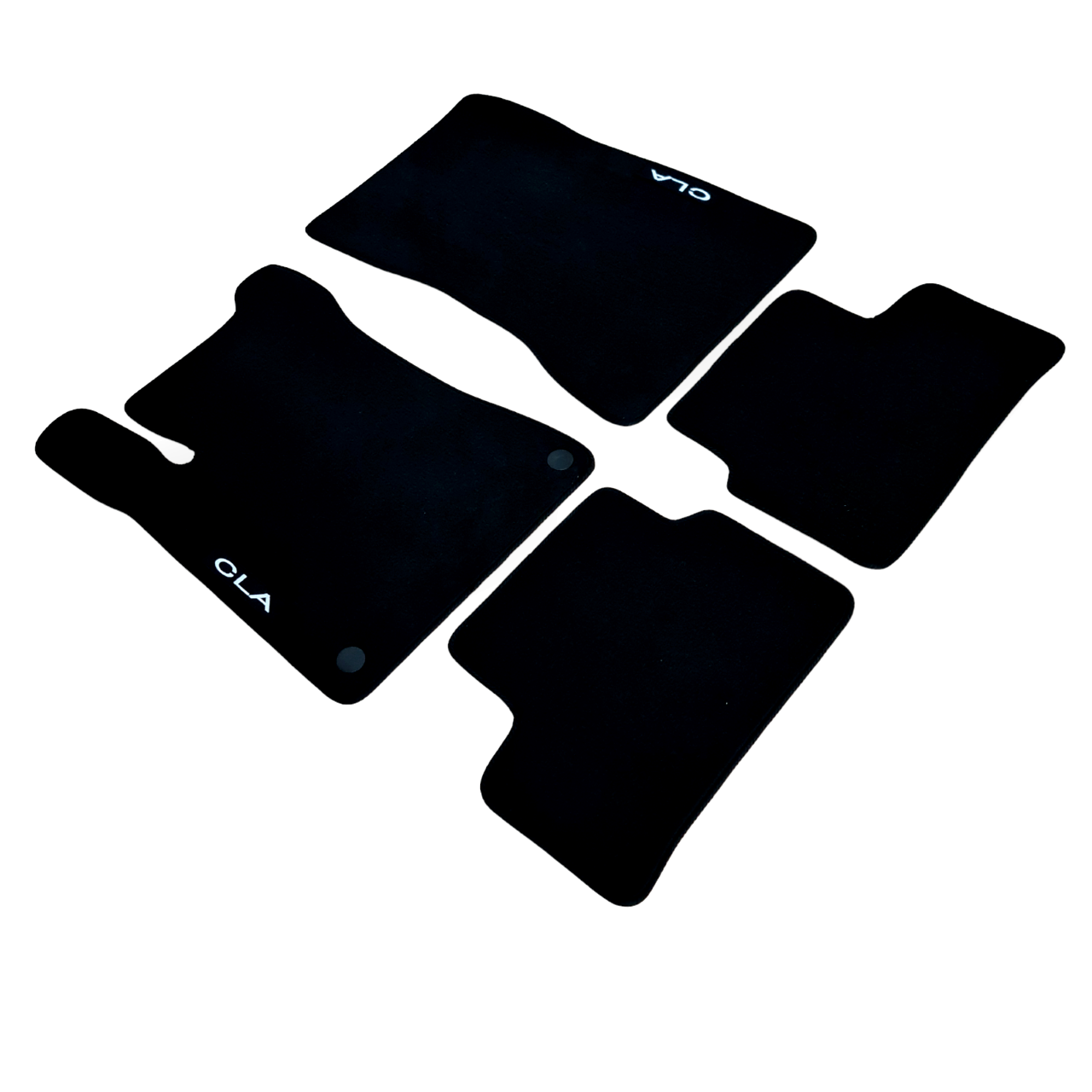 Car Floor Mats Velour For Mercedes CLA C118 Auto Liners Waterproof Black Carpet