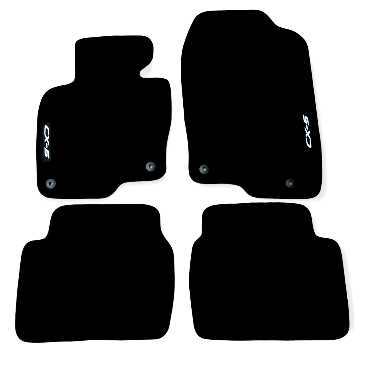 Car Floor Mats Velour For Mazda CX-5 Waterproof Black Carpet Auto Liners Rugs