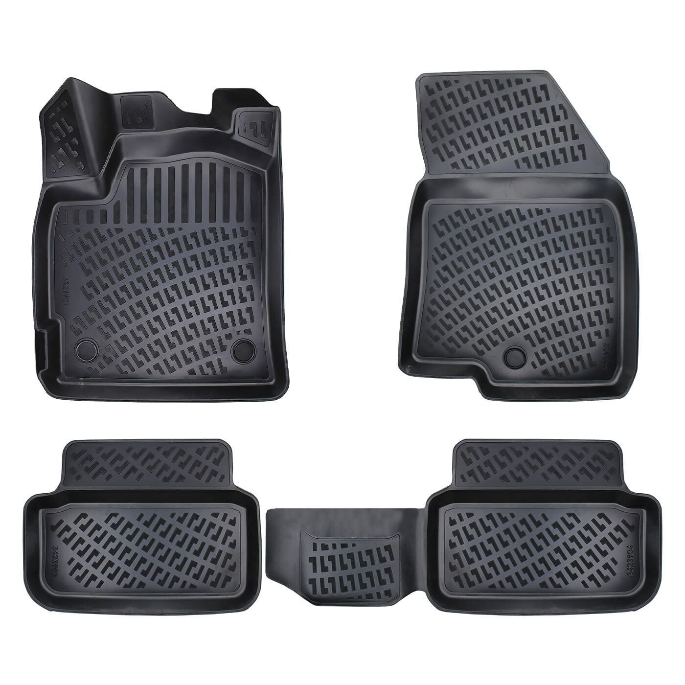 Car Floor Mats Liners For Dacia Sandero Stepway 2020-2025 All Season Heavy Duty