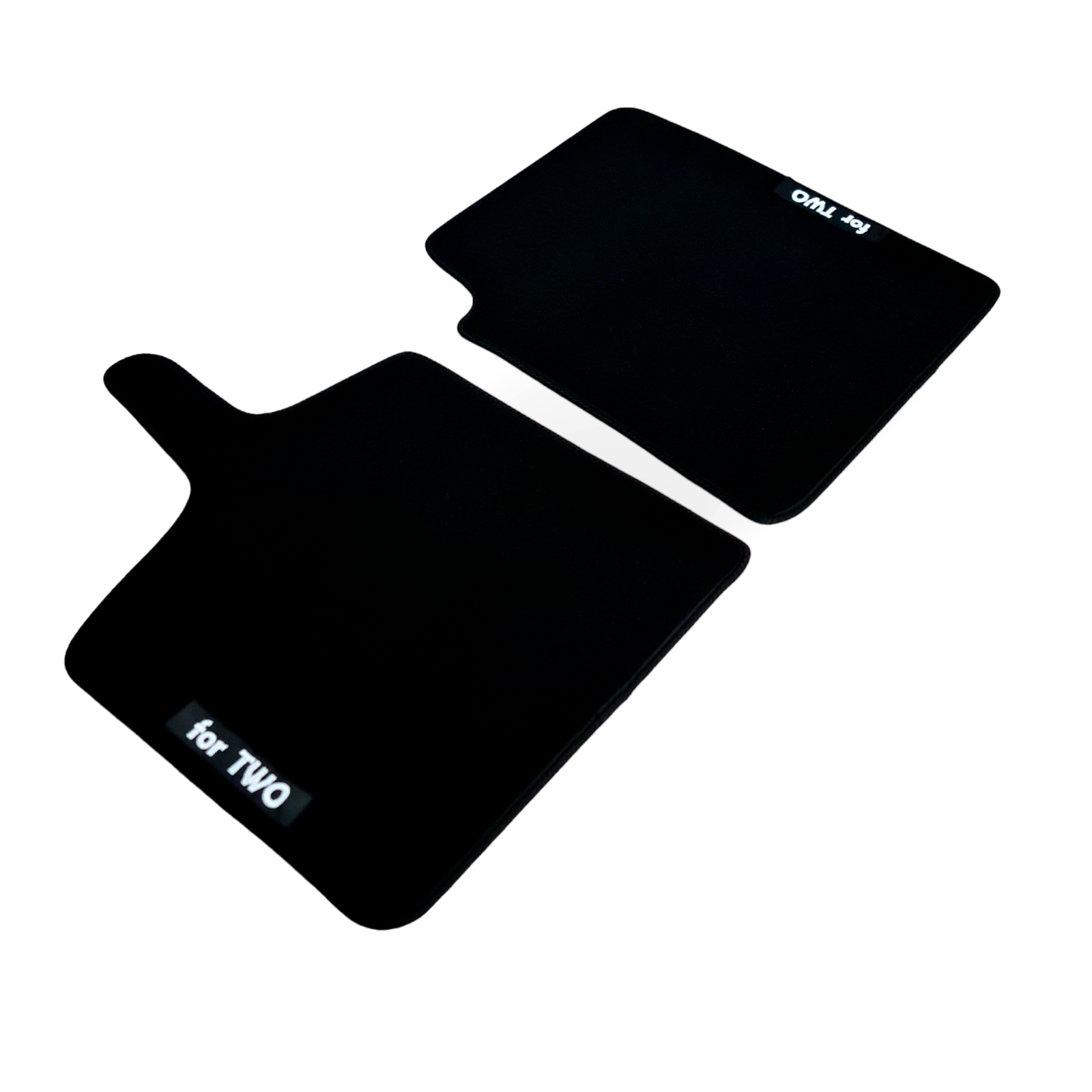 Car Floor Mats Velour For Smart For Two Waterproof Black Carpet Auto Liners New