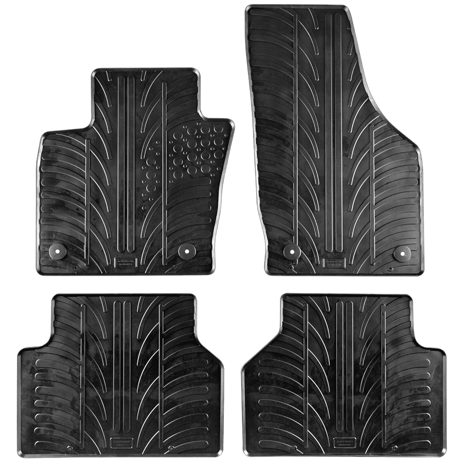 For Audi Q3 2011-2018 Car Floor Mats Rubber All Weather Heavy Duty Auto Liners
