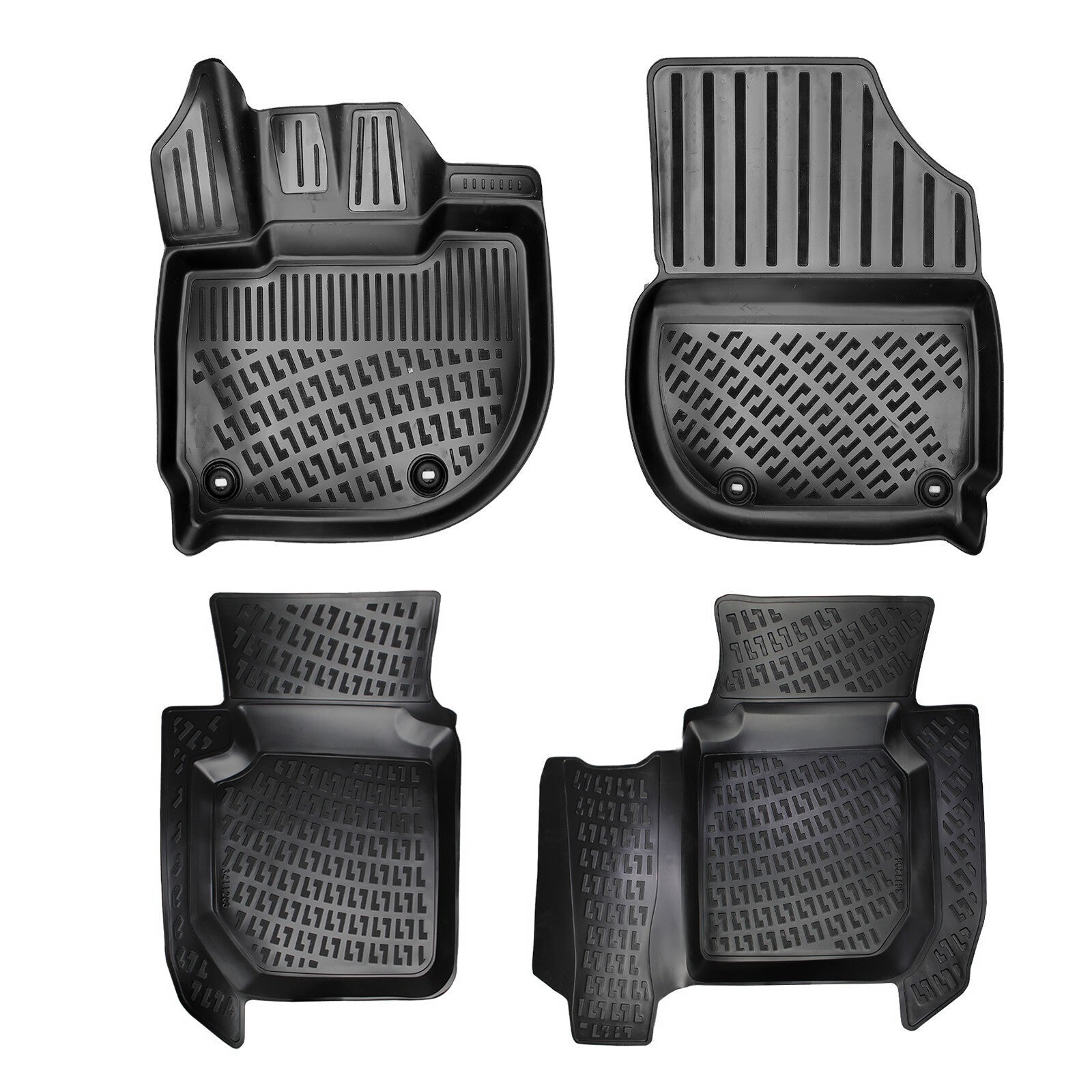 Car Floor Mats Liners For Honda HR-V 2022-2025 All Season Heavy Duty Auto Rugs