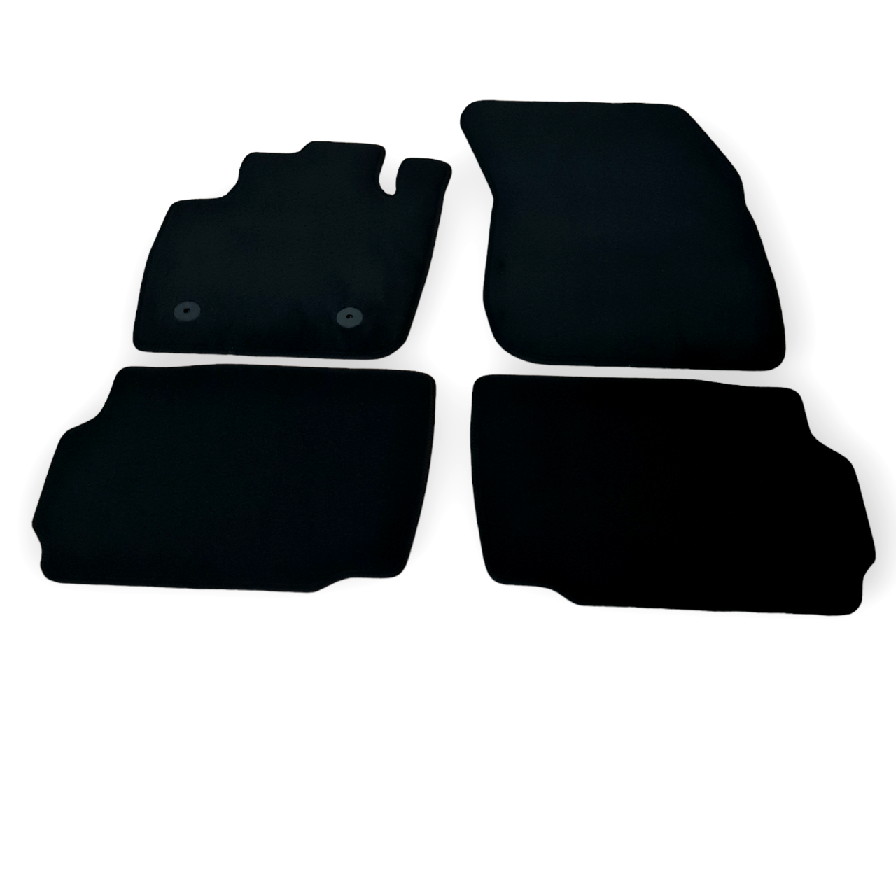 Car Floor Mats Velour For Ford Fusion Waterproof Black Carpet Rugs Auto Liners
