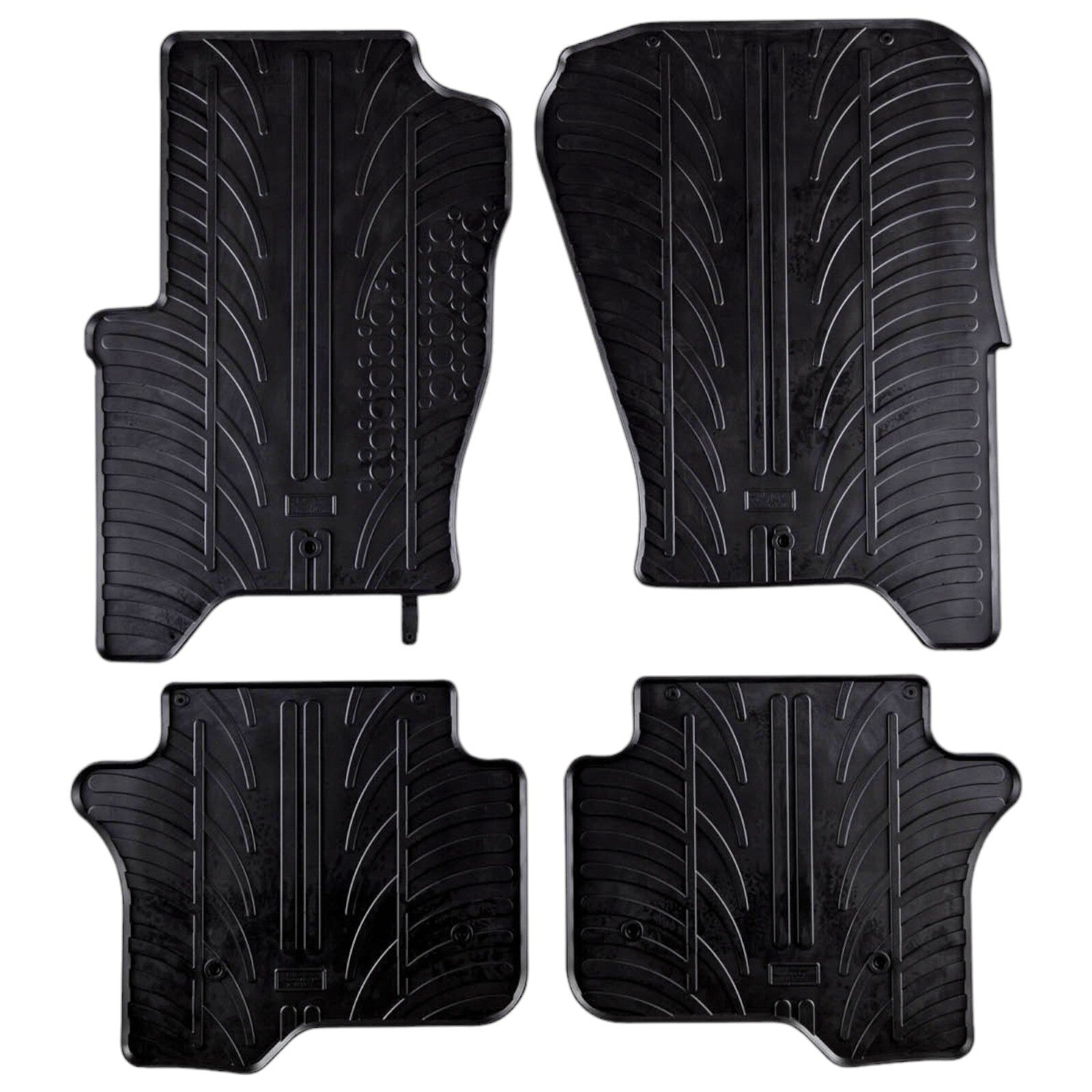 Rubber Car Floor Mats For Land Rover Discovery All Weather Heavy Duty Liners New