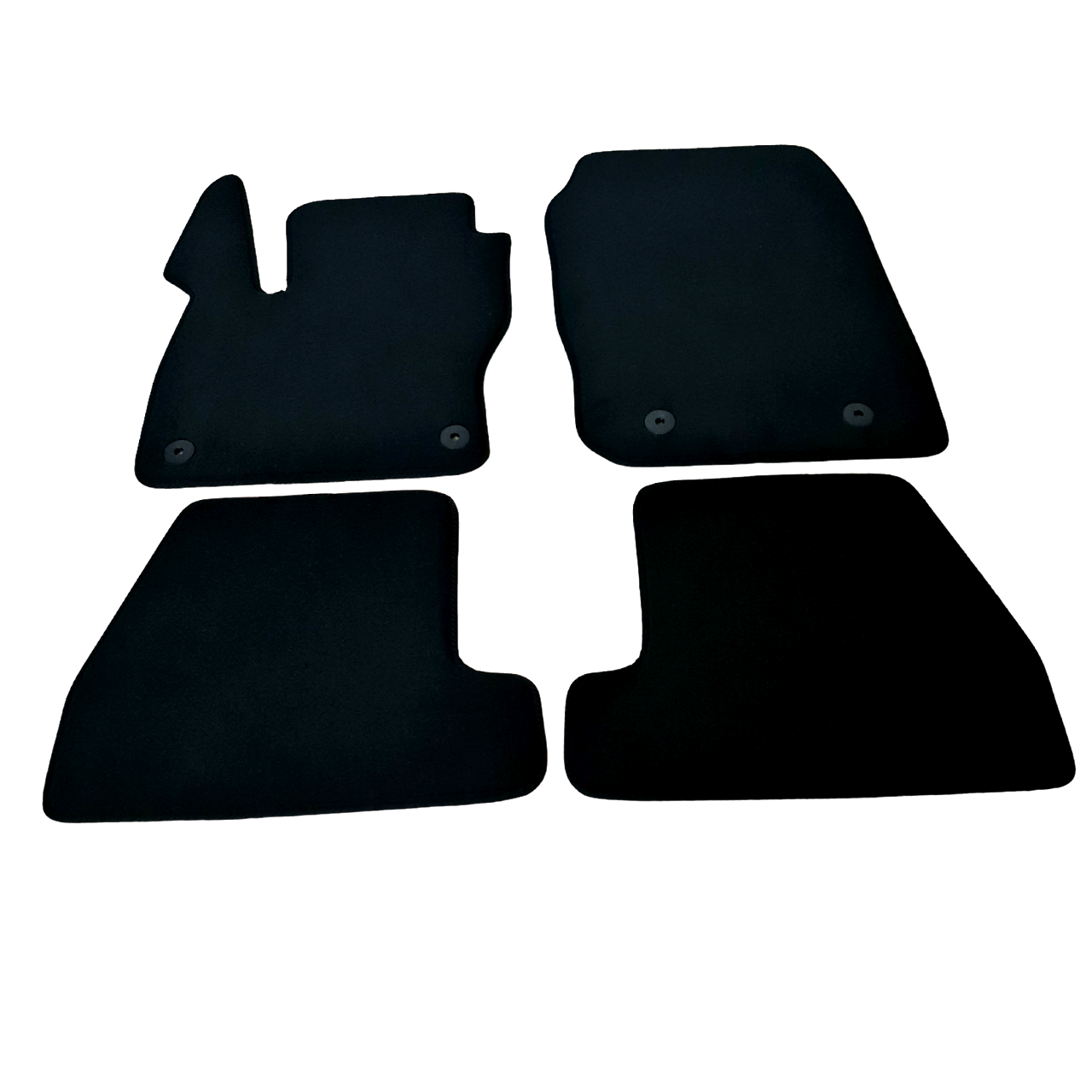 Car Floor Mats For Ford Focus Velour Waterproof Black Carpet Rugs Auto Liners