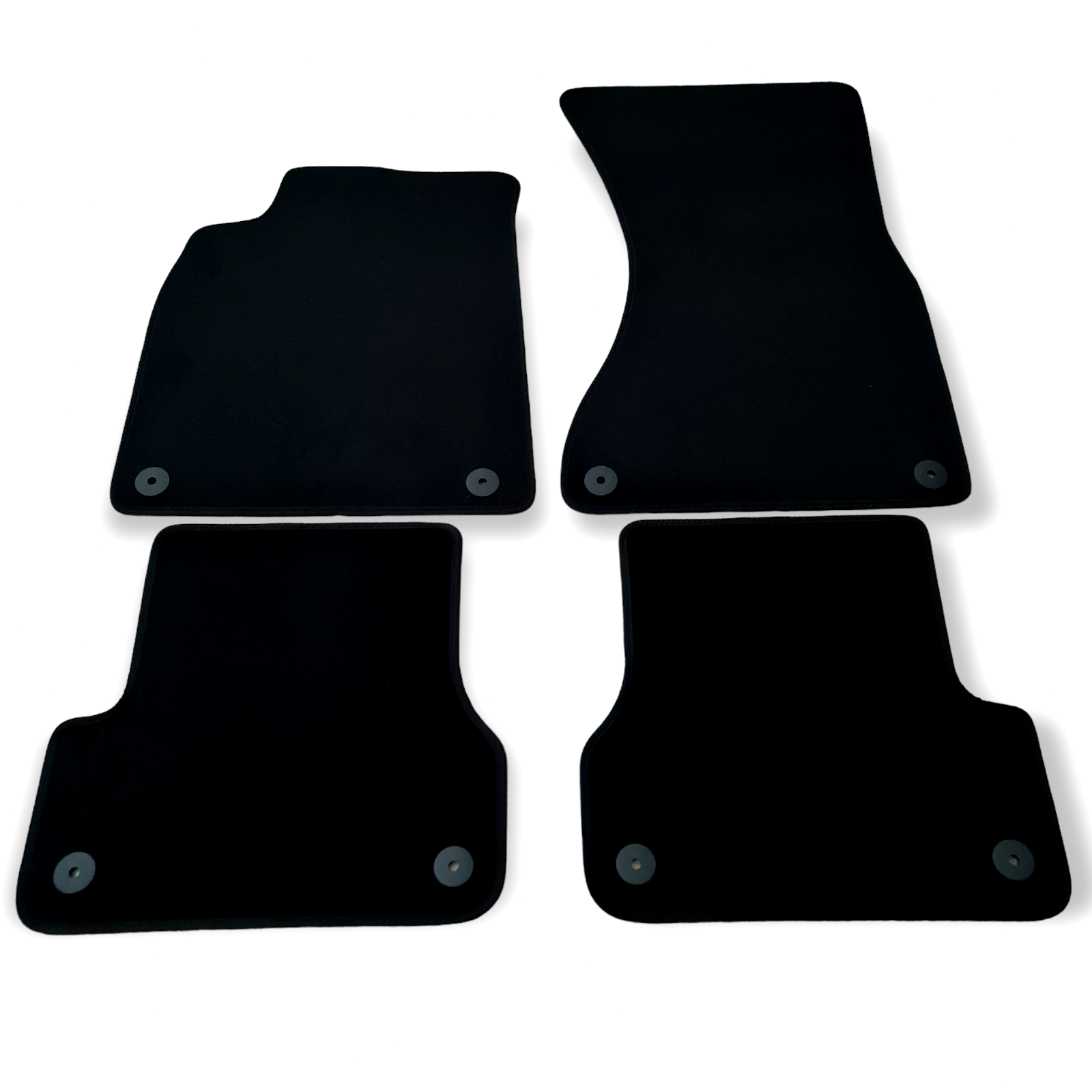 Velour Car Floor Mats For Audi A7 S7 RS7 Waterproof Black Carpet Auto Liners New
