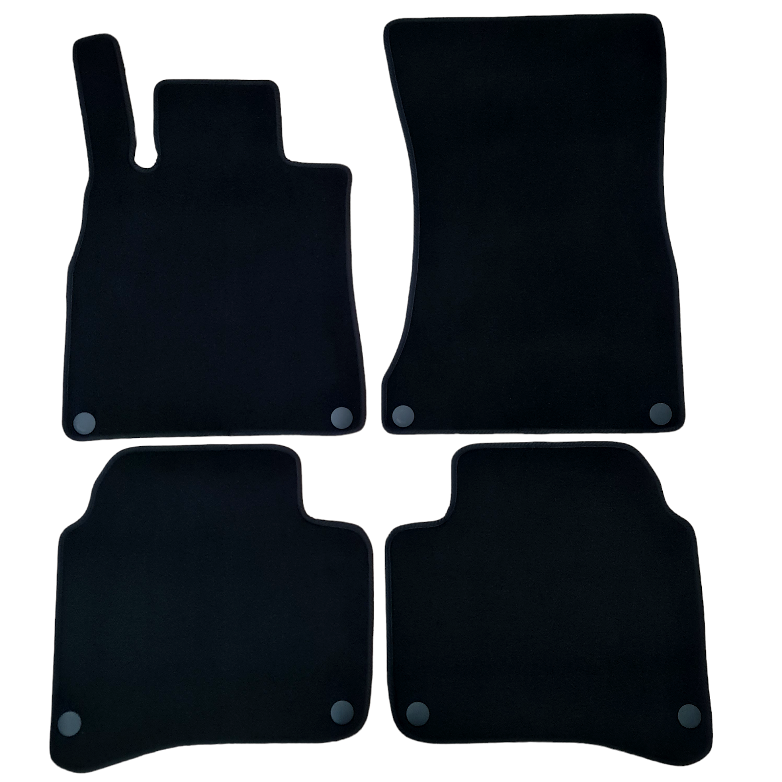 Velour Car Floor Mats For Mercedes S Class W222 Auto Liners Waterproof Black New