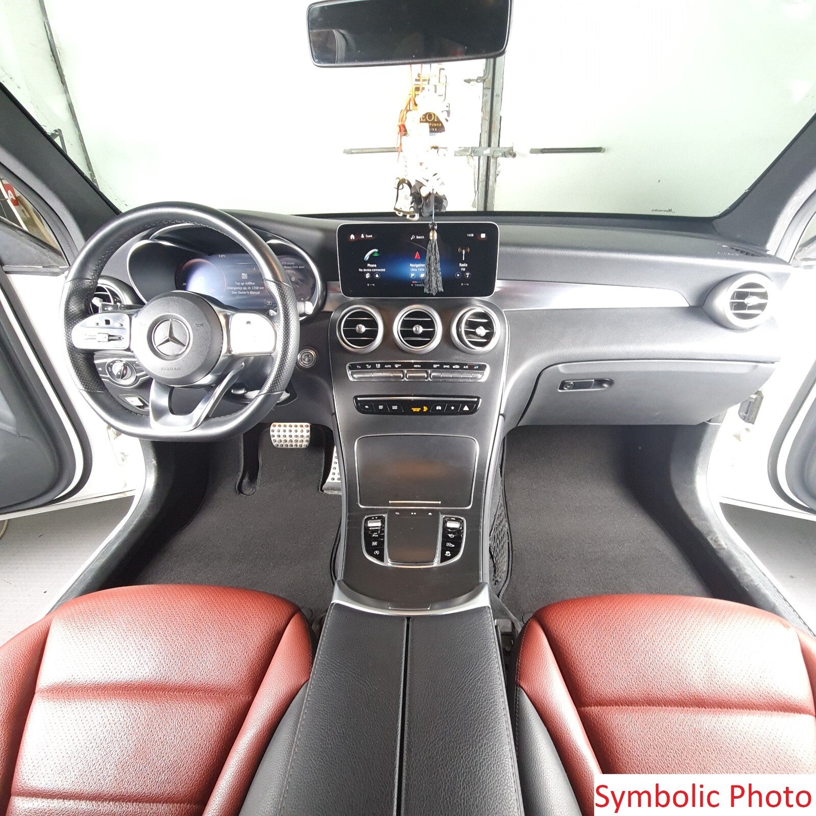 Front Car Floor Mats Velour For Volvo XC-60 Waterproof Black Carpet Liners 2pcs