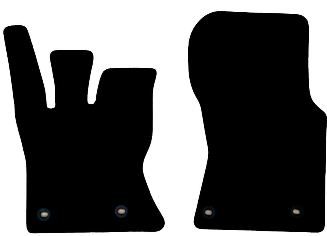 Front Car Floor Mats For Range Rover Velar Waterproof Velour Carpet Liners 2pcs