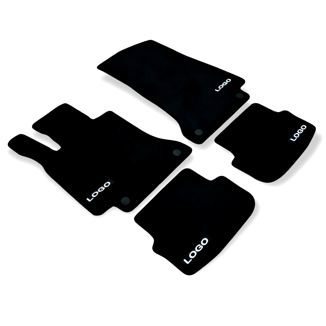 Car Floor Mats For AMG Mercedes C Class Convertible Auto Liners Waterproof Black