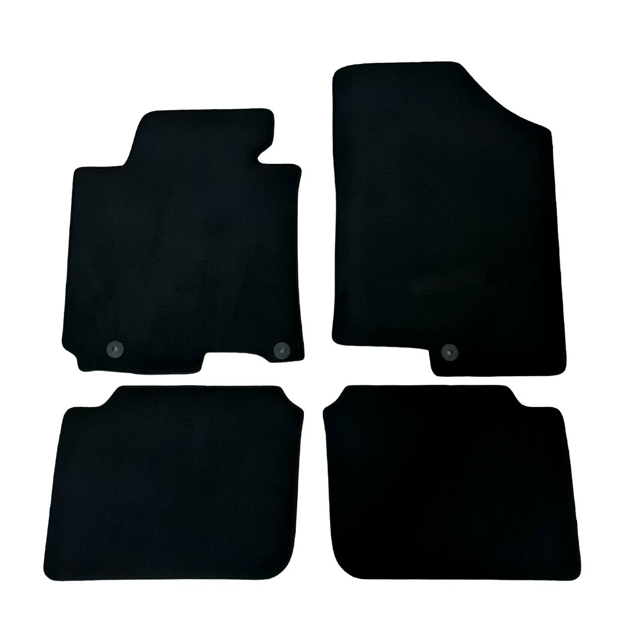 Car Floor Mats For Velour Hyundai Elantra Waterproof Black Carpet Auto Liners