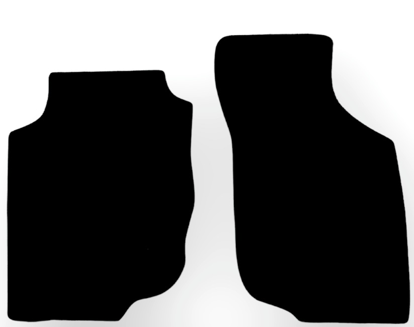 Front Car Floor Mats Velour For Toyota Hilux Waterproof Carpet Auto Liners 2pcs