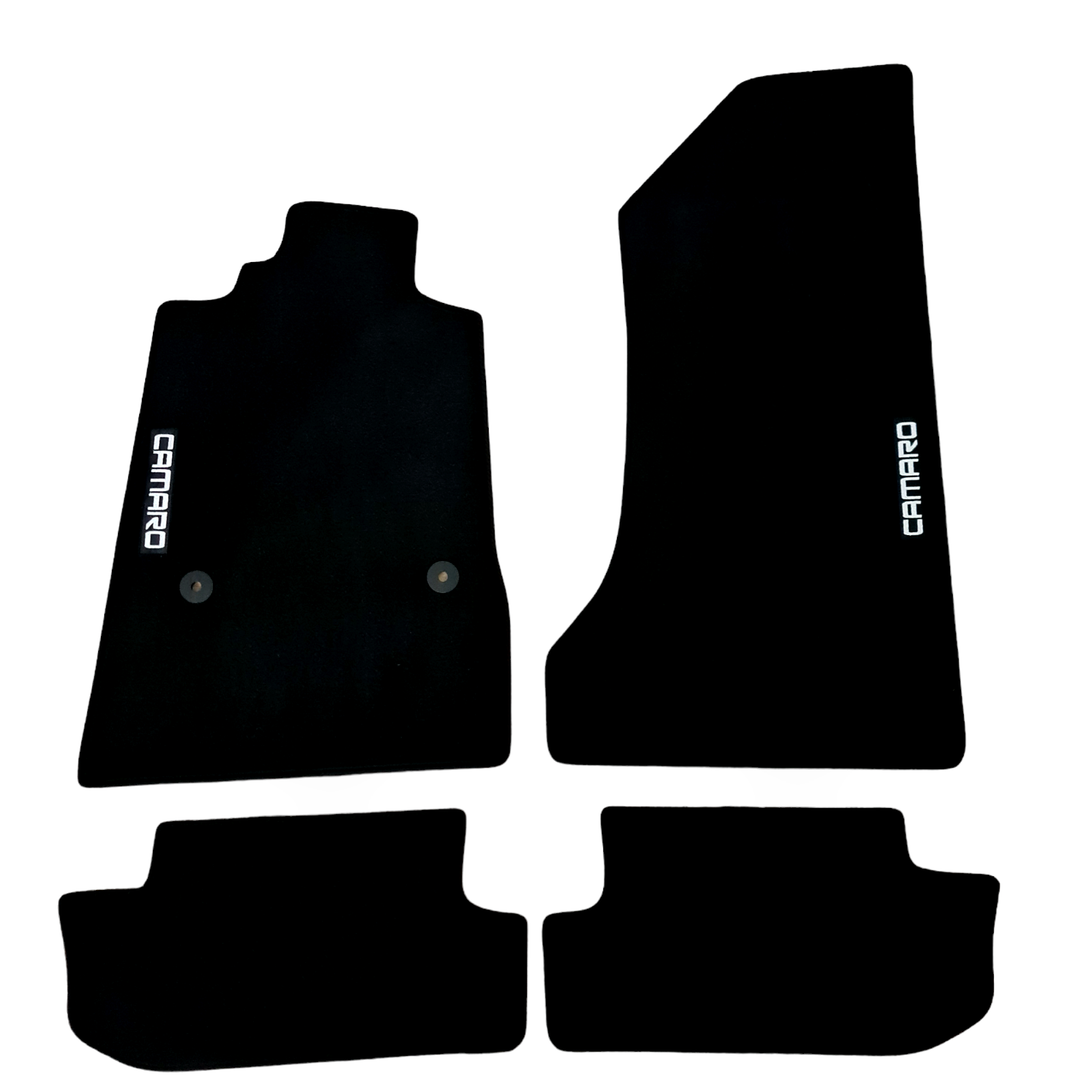 Car Floor Mats For Chevrolet Camaro Velour Waterproof Black Carpet Auto Liners