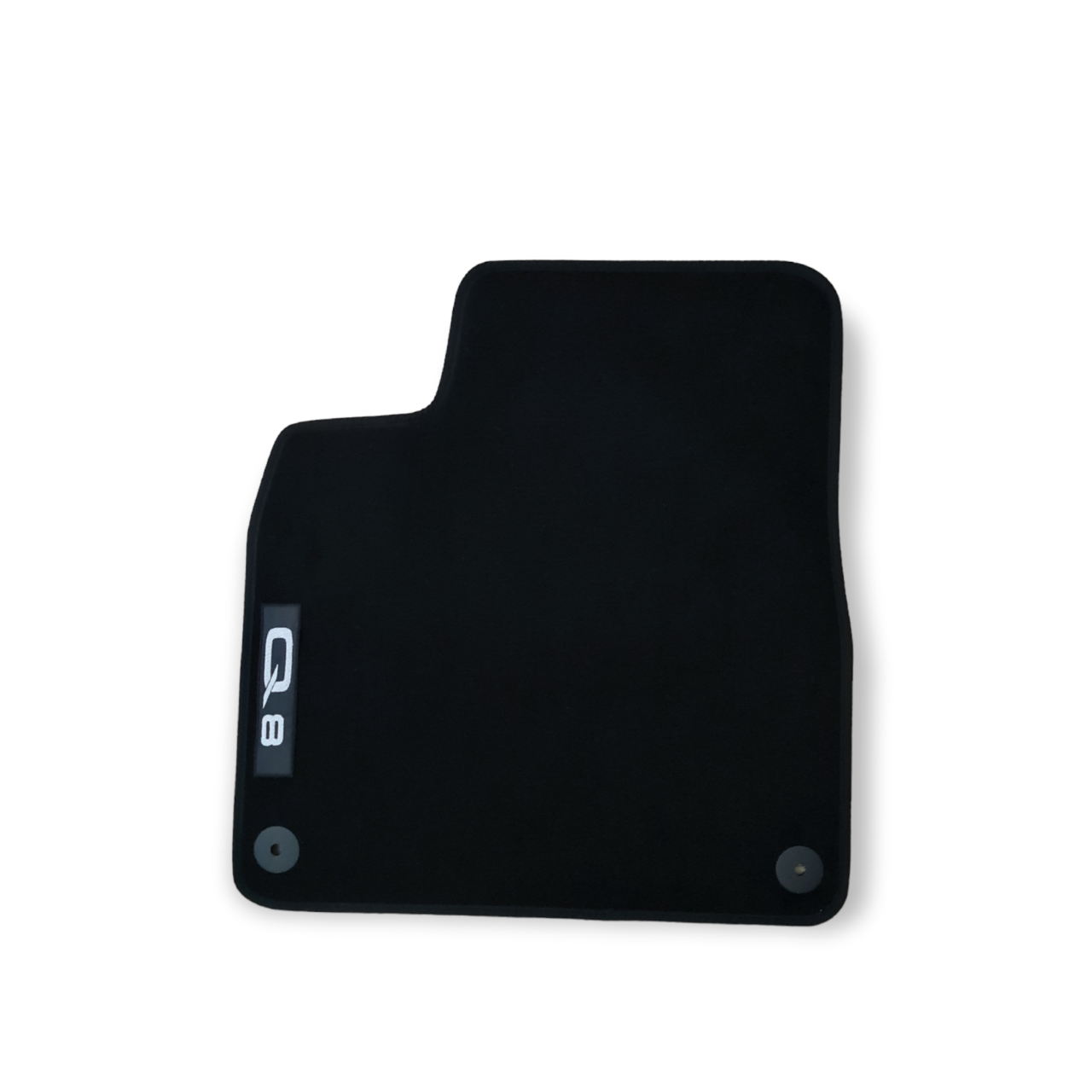 Front Velour Car Floor Mats For Audi Q8 Waterproof Carpet Rugs Auto Liners 2pcs