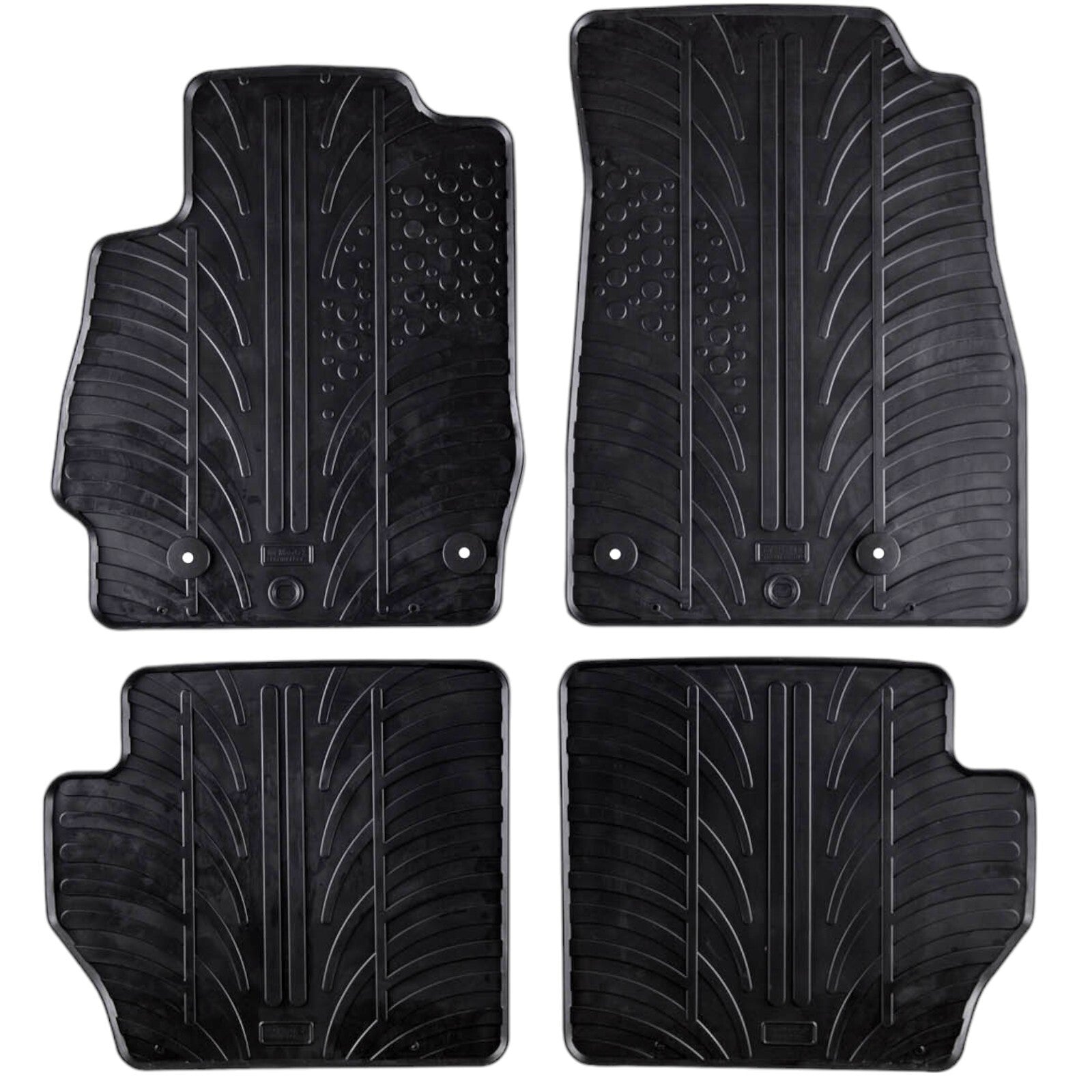 For Mazda 2 2007-2014 Car Floor Mats Rubber All Weather Heavy Duty Auto Liners
