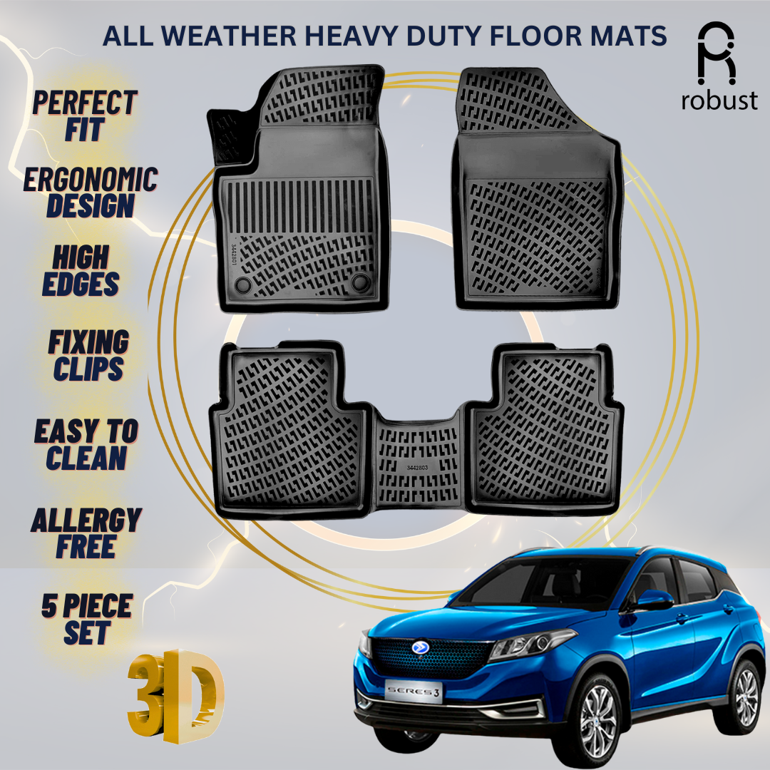Floor Mats Liners For DFSK Glory 500 2021-2026 All Weather Heavy Duty 3d Car Rug