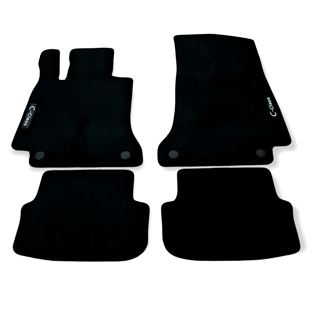 Car Floor Mats For Mercedes C Class Convertible Auto Liners Waterproof Black New