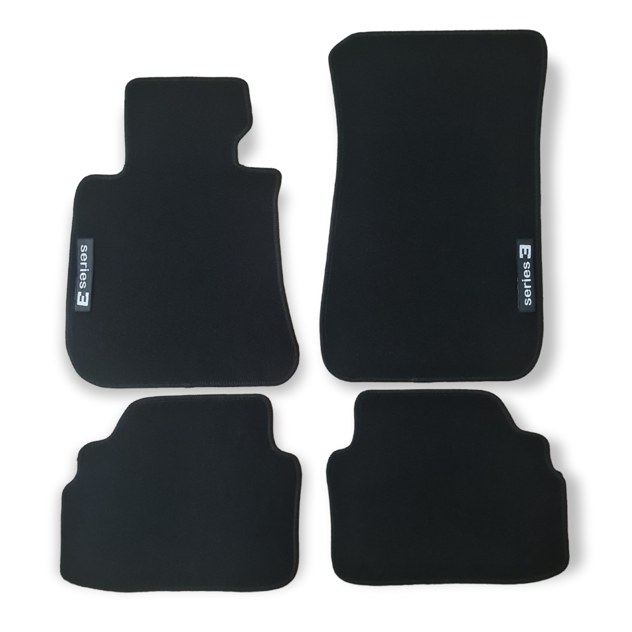 Car Floor Mats For BMW 3 E92 Coupe M3 Velour Waterproof Black Carpet Auto Liners