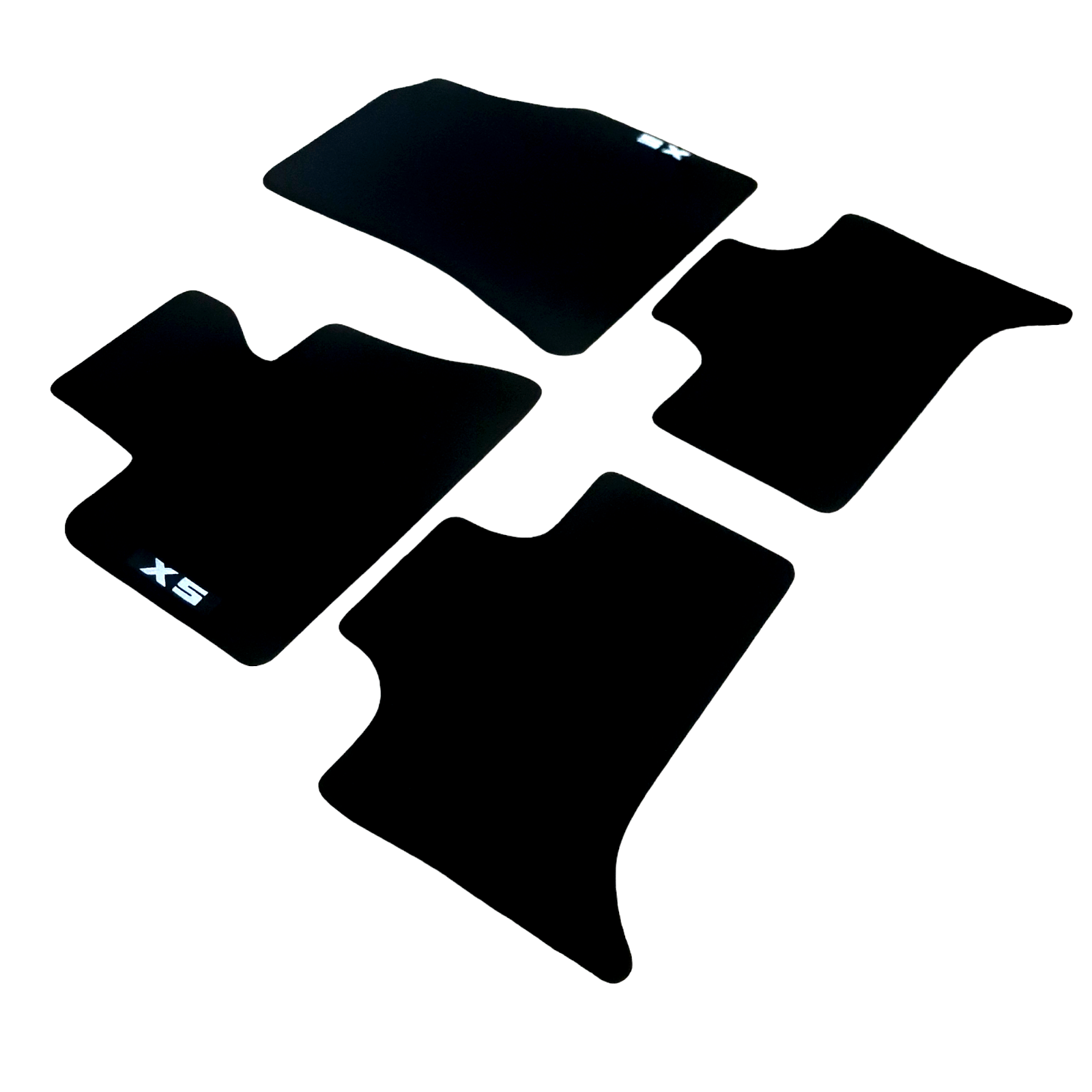 Car Floor Mats For BMW X5 E53 Waterproof Black Velour Carpet Rugs Auto Liners