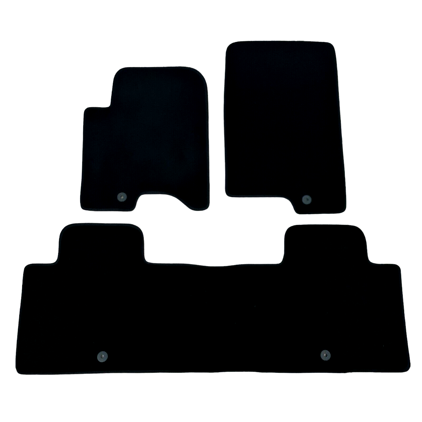 Car Floor Mats For SsangYong Musso Grand Waterproof Velour Black Carpet Liners