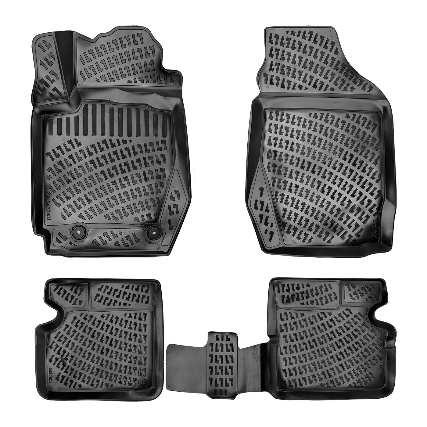 Floor Mats Liners For Toyota Corolla 2000-2006 All Weather Heavy Duty Car Rugs