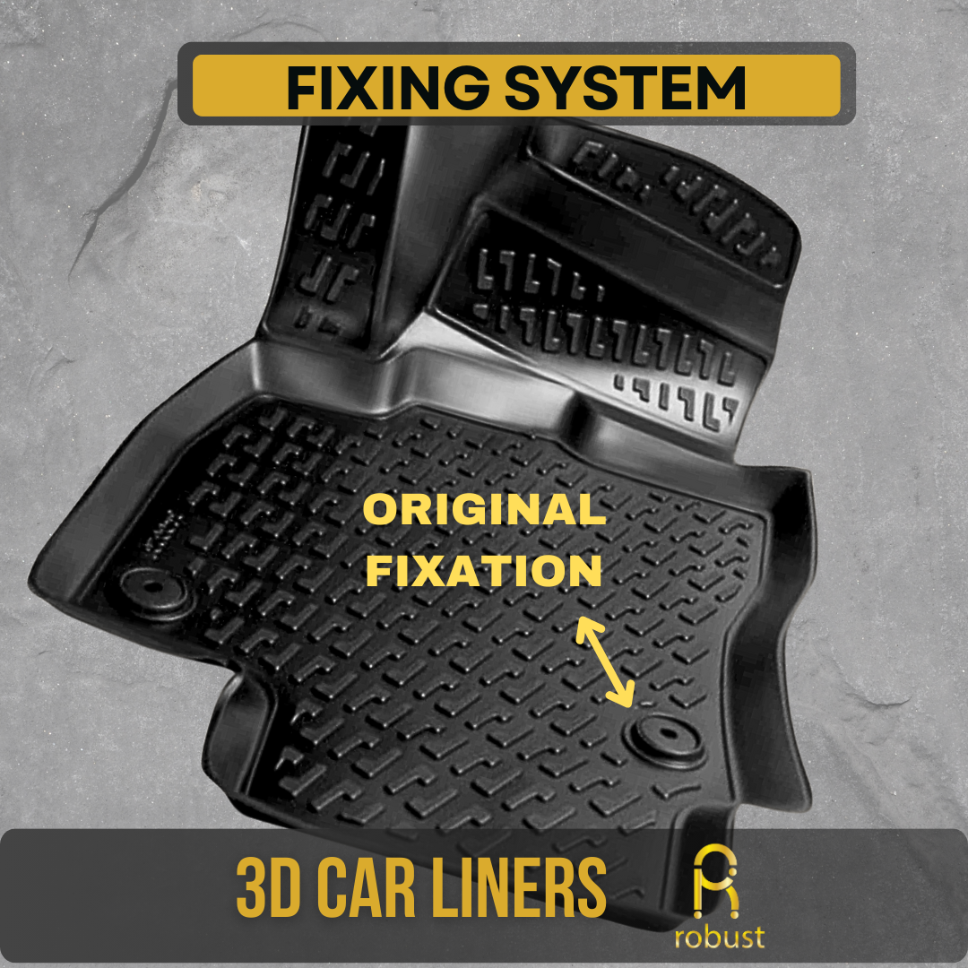 Floor Mats Liners For Mitsubishi ASX 2023-2025 All Weather Heavy Duty 3D Rugs