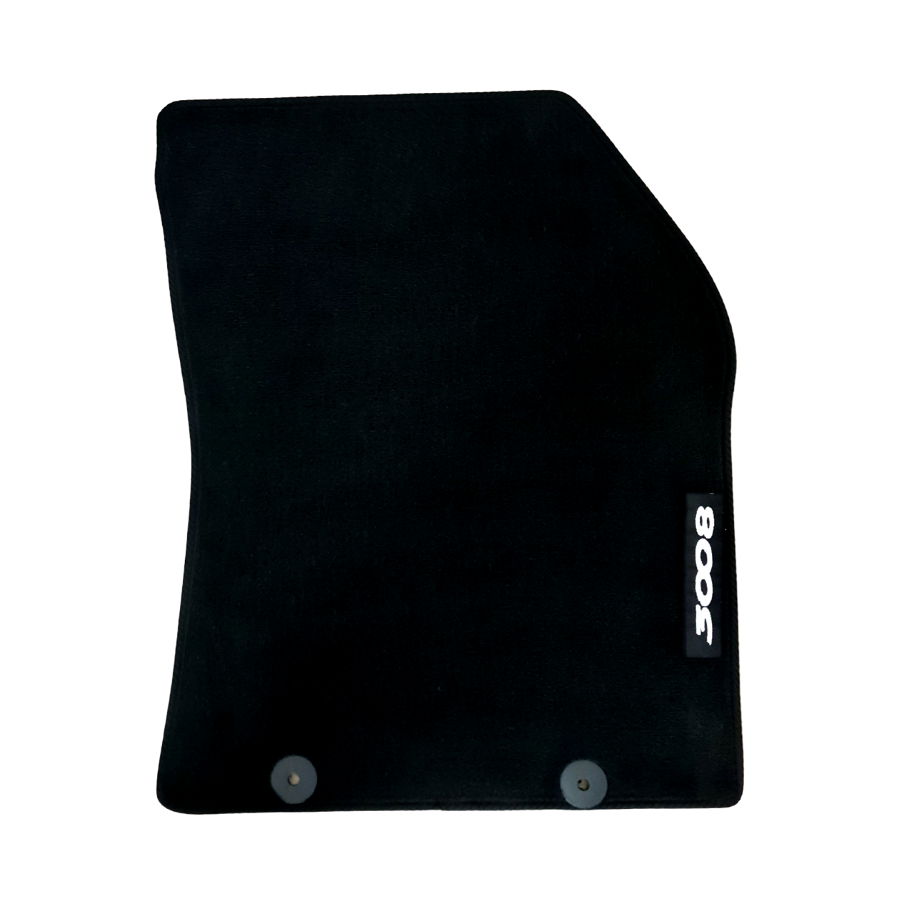 Front Car Floor Mats For Peugeot 3008 Velour Auto Liners Waterproof Carpet 2pcs