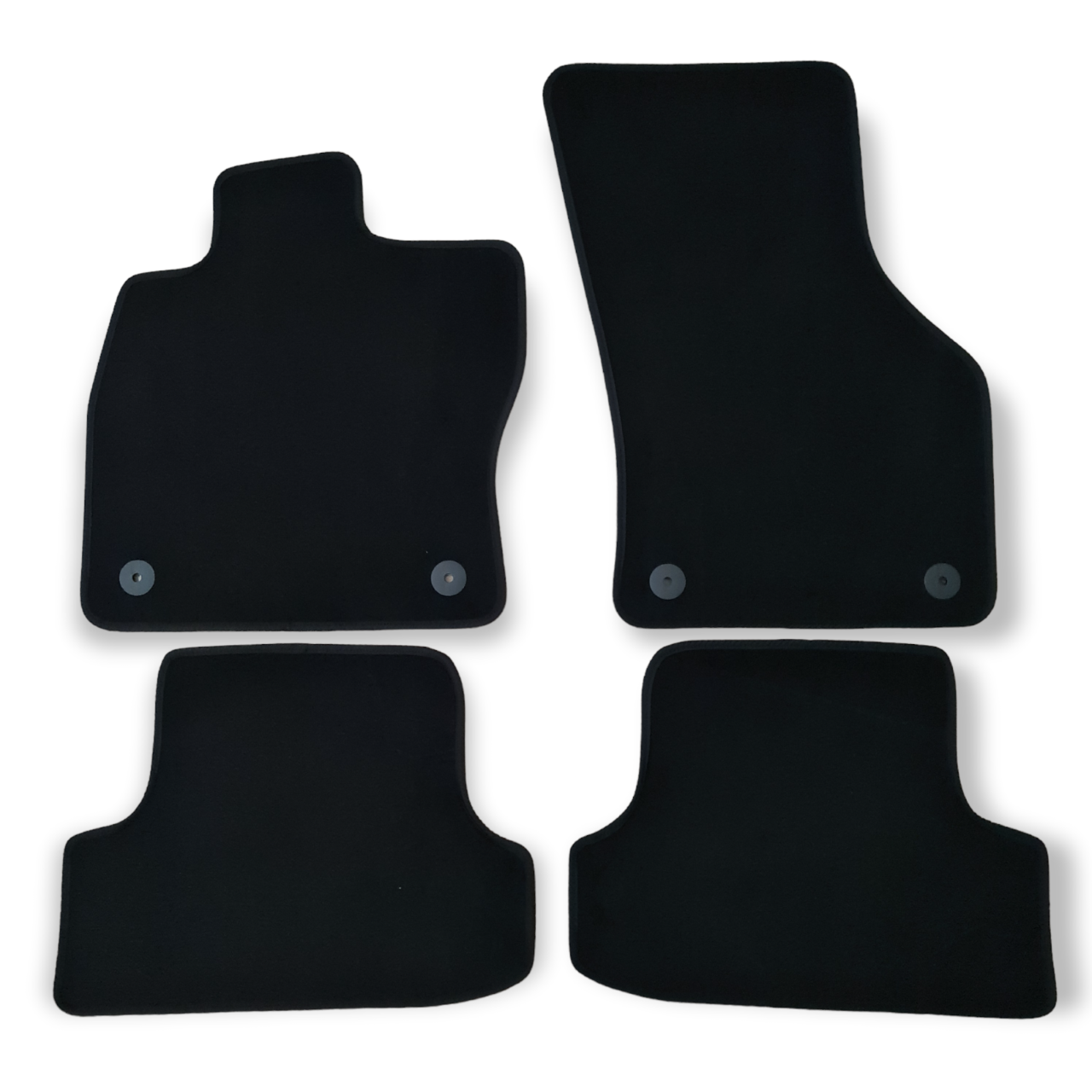 Car Floor Mats Velour For Audi A3 3 door Waterproof Black Carpet Auto Liners New