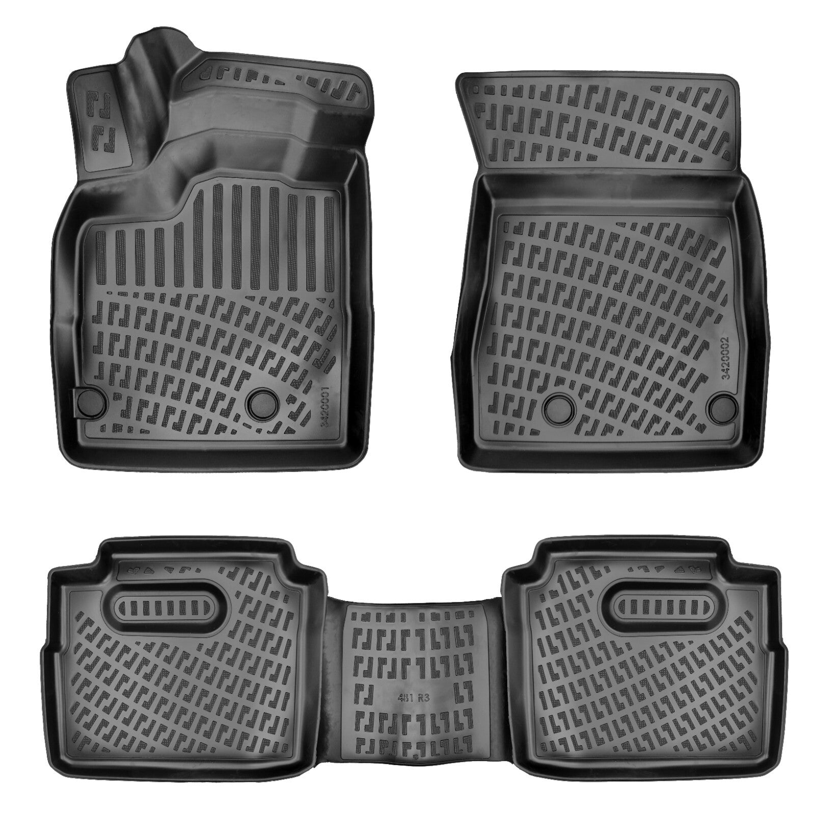 Floor Mats Liners For Nissan Rogue 2022-2025 T33 All Weather Heavy Duty Car Rugs