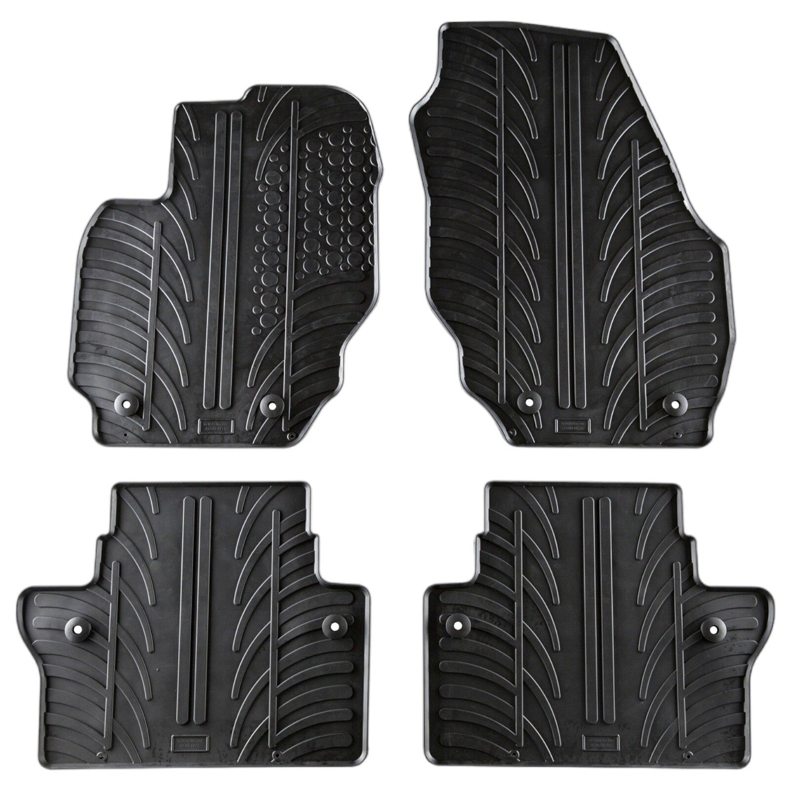 Rubber Car Floor Mats For Volvo X70 All Weather Heavy Duty Rugs Auto Liners New