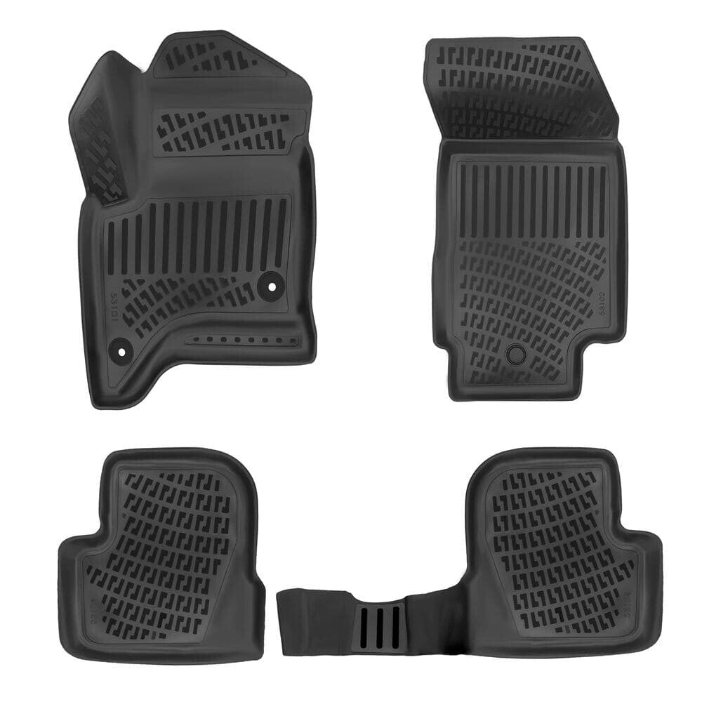 Floor Mats Liners For Fiat 600 MHEV 2022-2025 All Weather Heavy Duty 3D Car Rugs