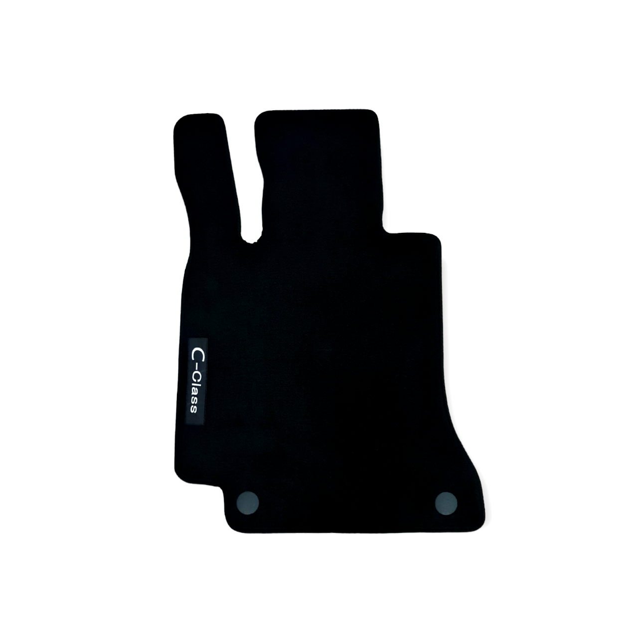 Front Car Floor Mats Velour For Mercedes C-Class Coupe Liners Waterproof Black