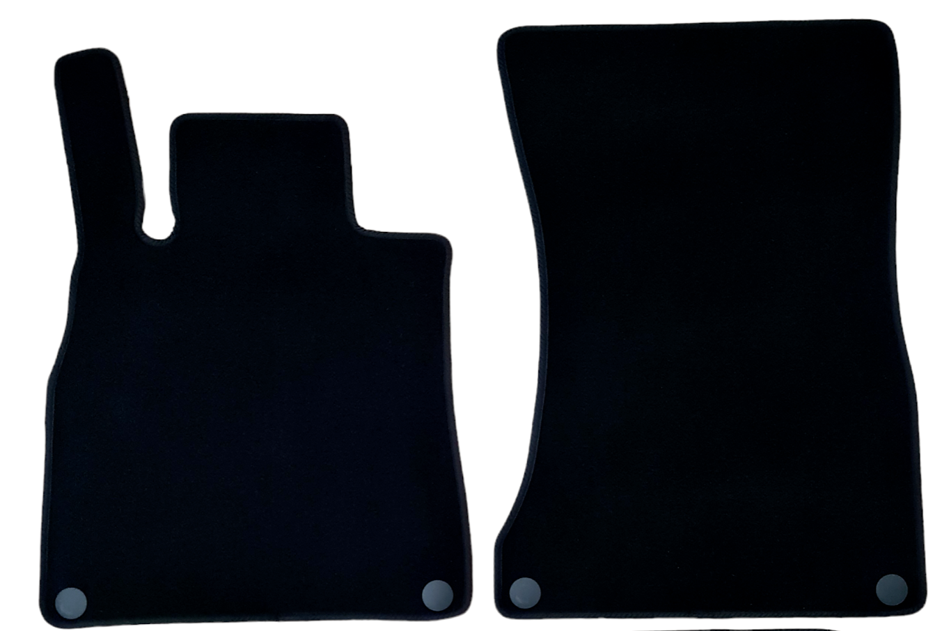 Car Floor Mats Velour For Mercedes S-Class W222 Auto Liners Waterproof 2pc Front