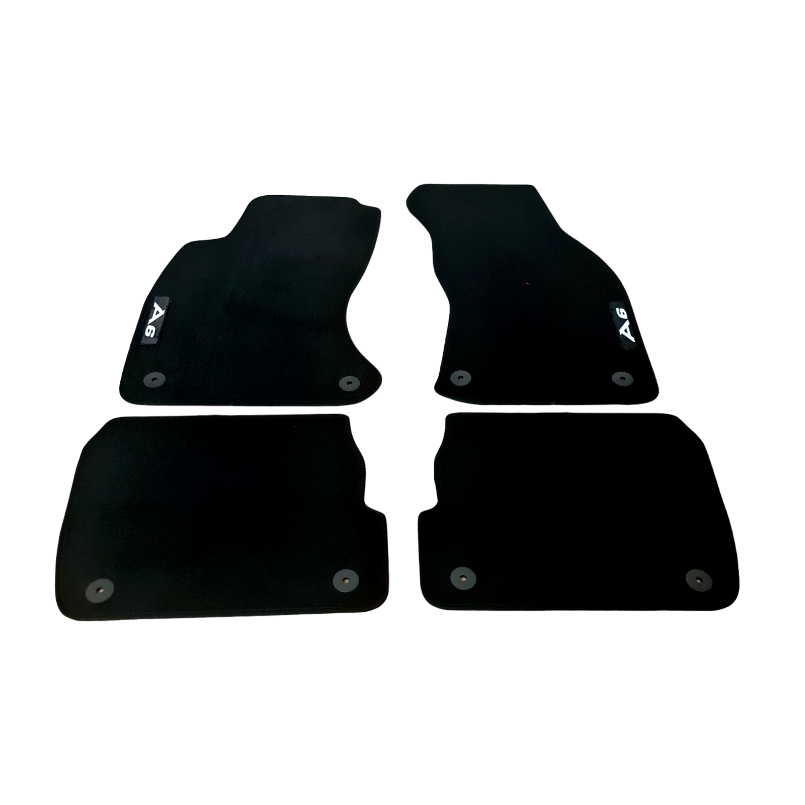 Car Floor Mats Velour For Audi A6 C5 S6 RS6 Waterproof Black Carpet Liners New