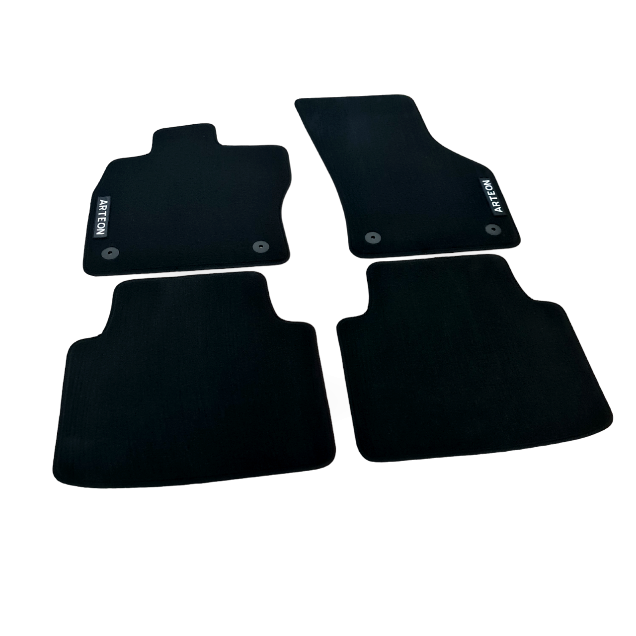 Car Floor Mats For VW Arteon Velour Waterproof Black Carpet Auto Liners New