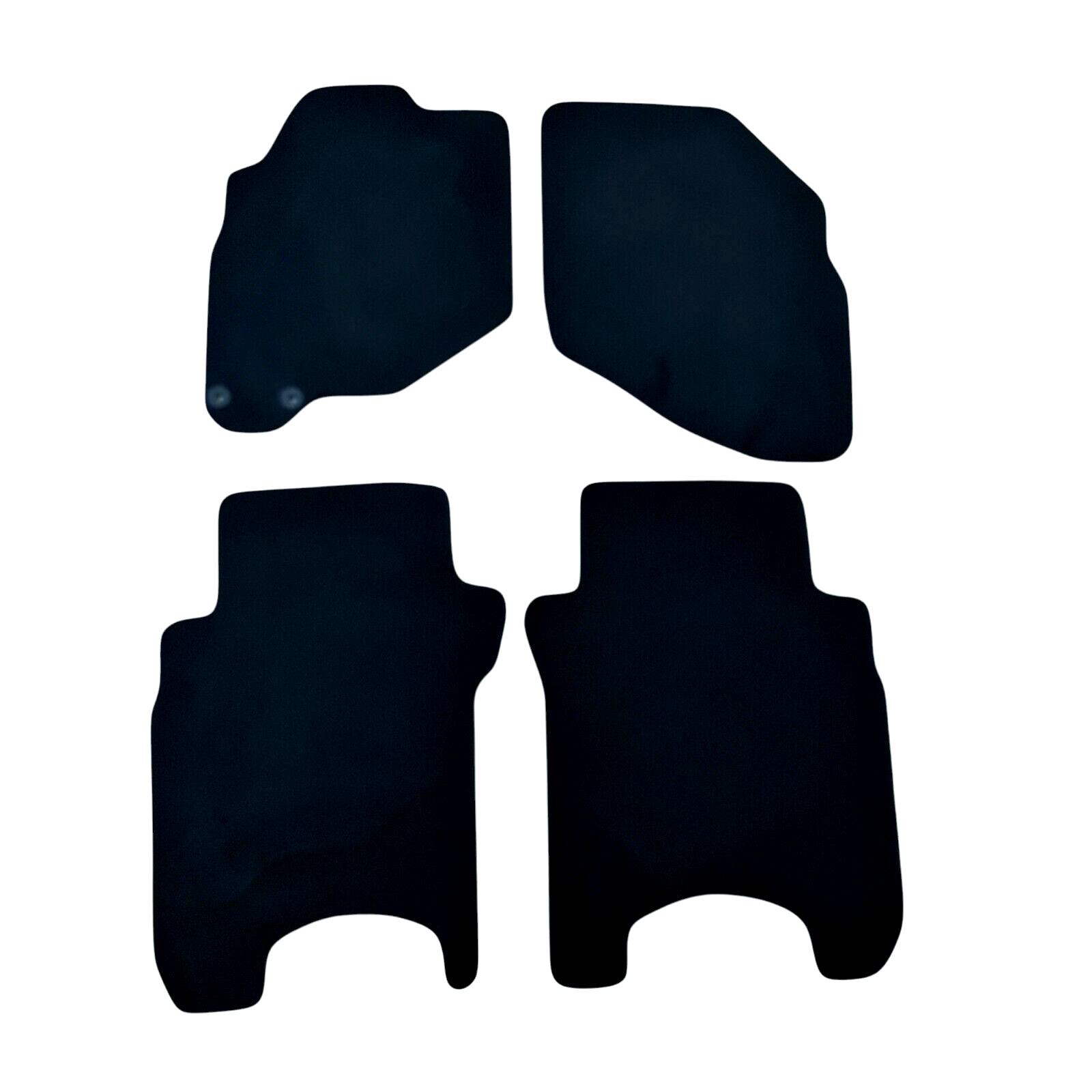 Car Floor Mats Velour For Honda Jazz Waterproof Black Carpet Rugs Auto Liners