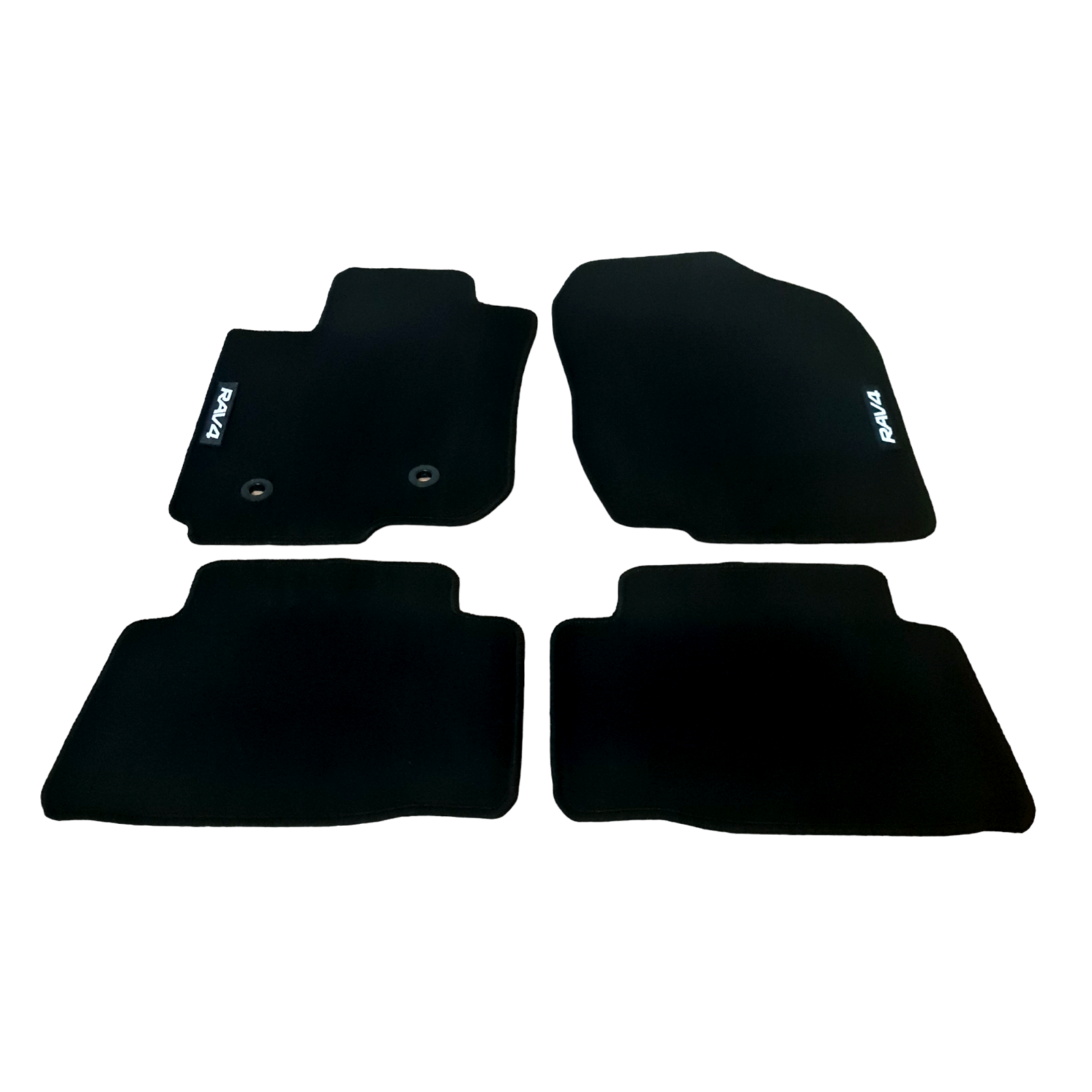 Car Floor Mats For Toyota RAV 4 Velour Waterproof Black Rugs Carpet Auto Liners