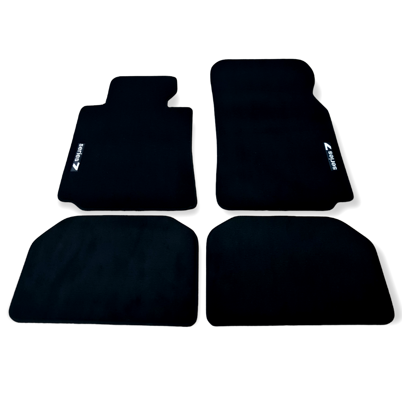 Car Floor Mats Velour For BMW 7 E38 Waterproof Black Carpet Rugs Auto Liners New