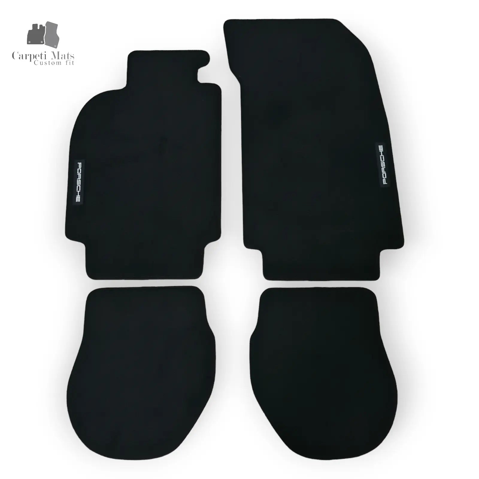 Carpet Car Floor Mats Velour for Porsche 993/911 1995-1998-logo Car Floor Mats Velour CarpetiMats