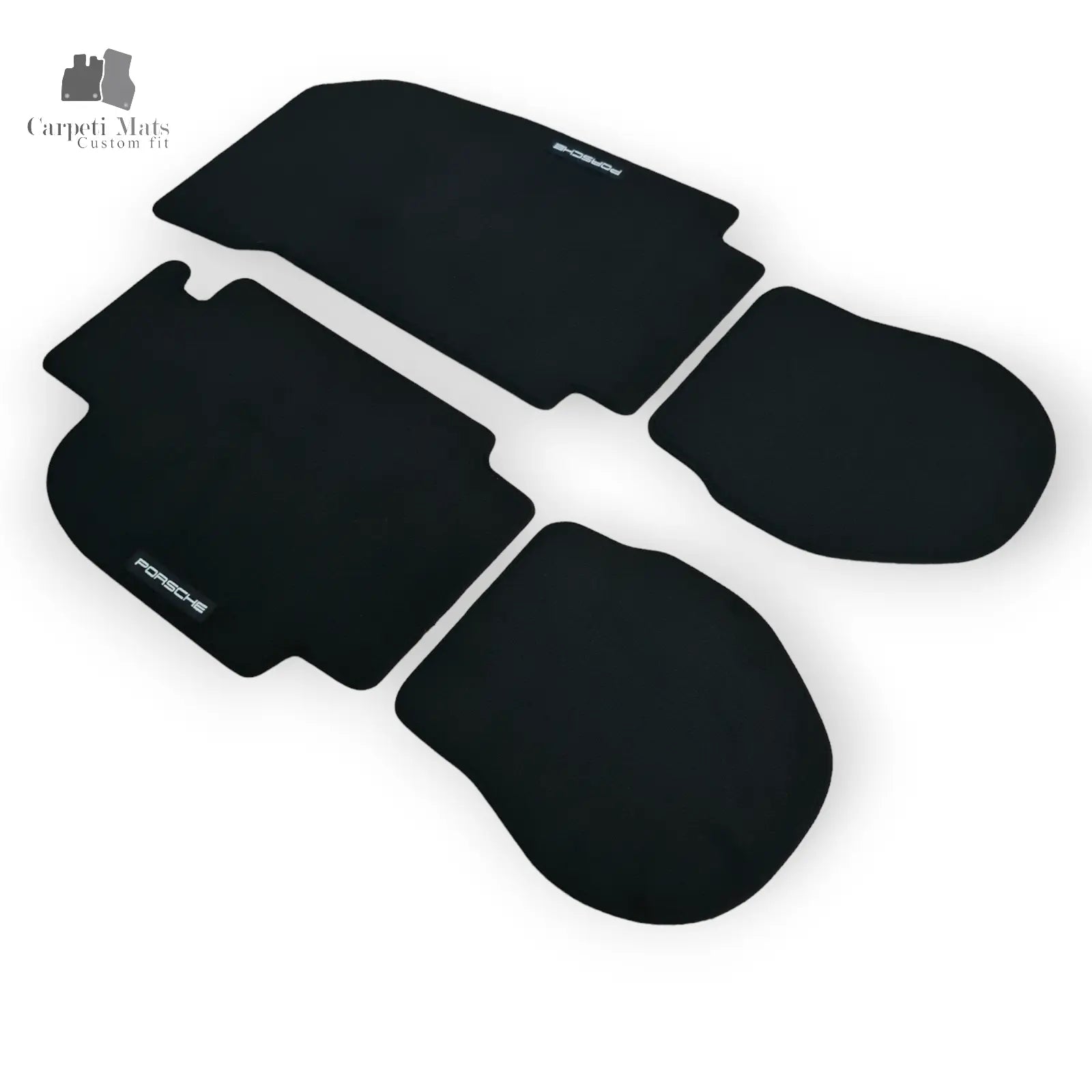 Carpet Car Floor Mats Velour for Porsche 993/911 1995-1998-logo Car Floor Mats Velour CarpetiMats